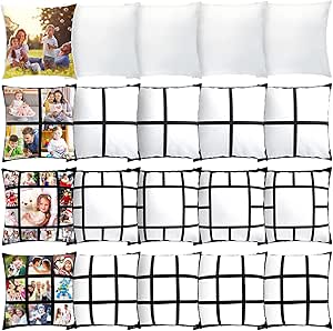 20 Sublimation Blanks Pillow Cases for Custom Designs and Comfort