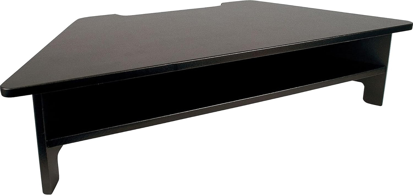 United STATIONERS Workstation Monitor Stand for Corner Cubicles
