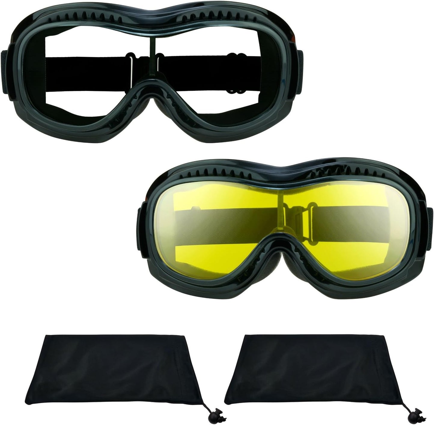 Bikershades Fit Over Goggles for Glasses - Ultimate Protection