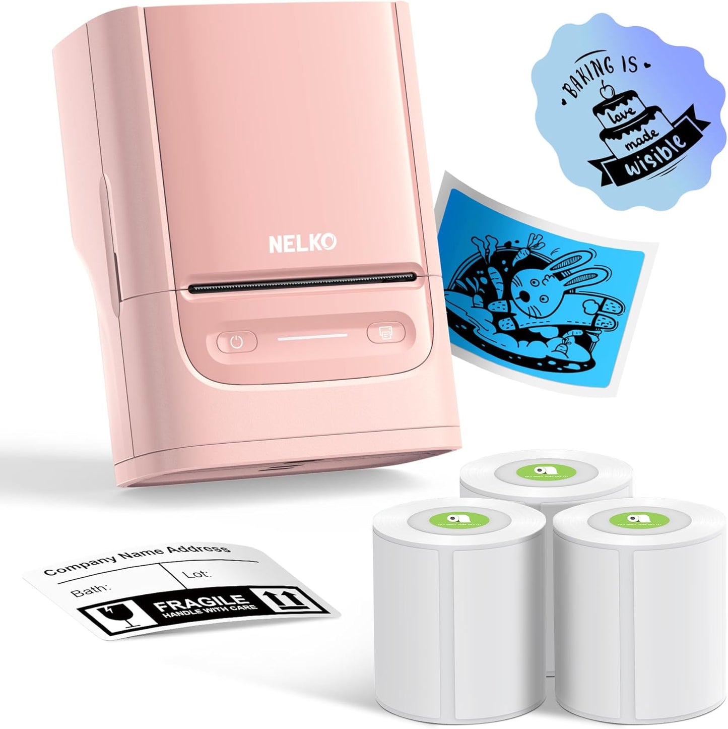 Nelko PM220 Bluetooth Label Maker for Small Business Needs