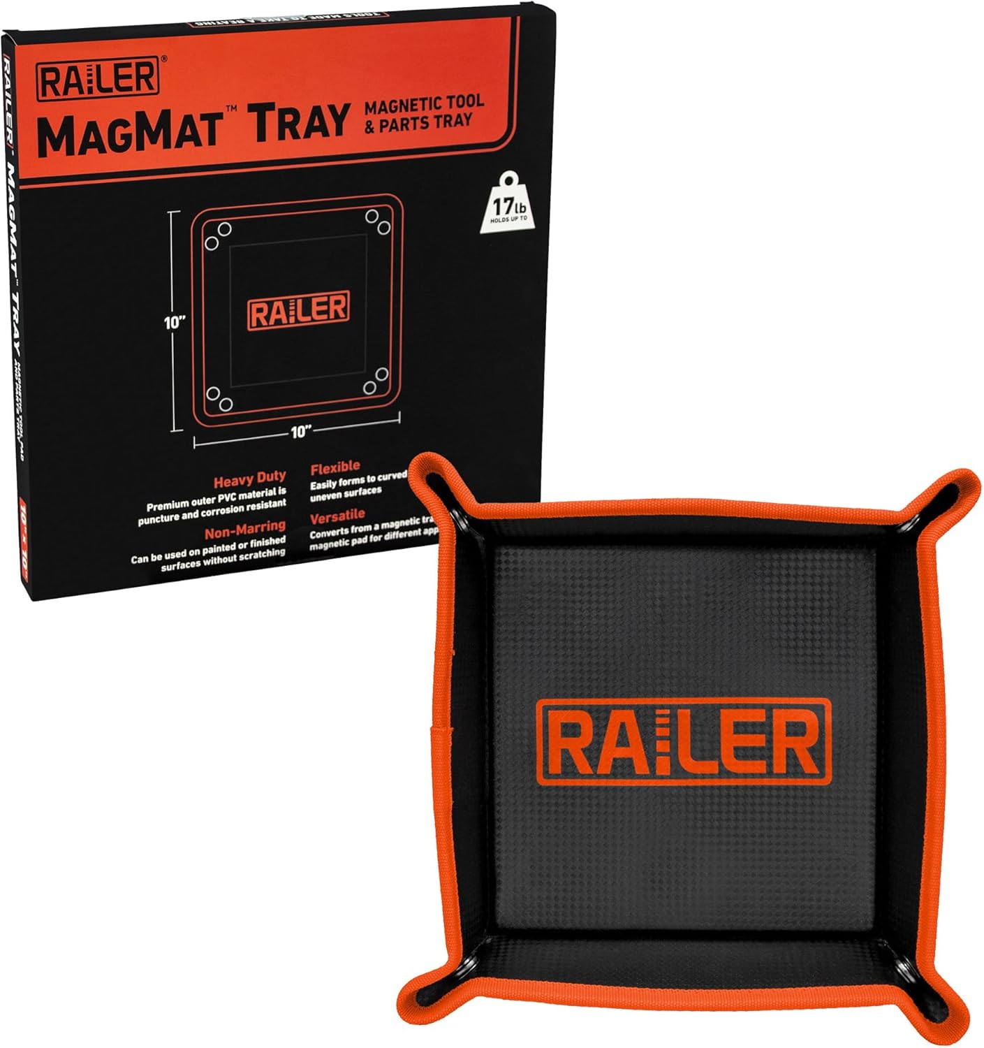 Railer MagMat Tray - Premium Magnetic Tool & Parts Organizer