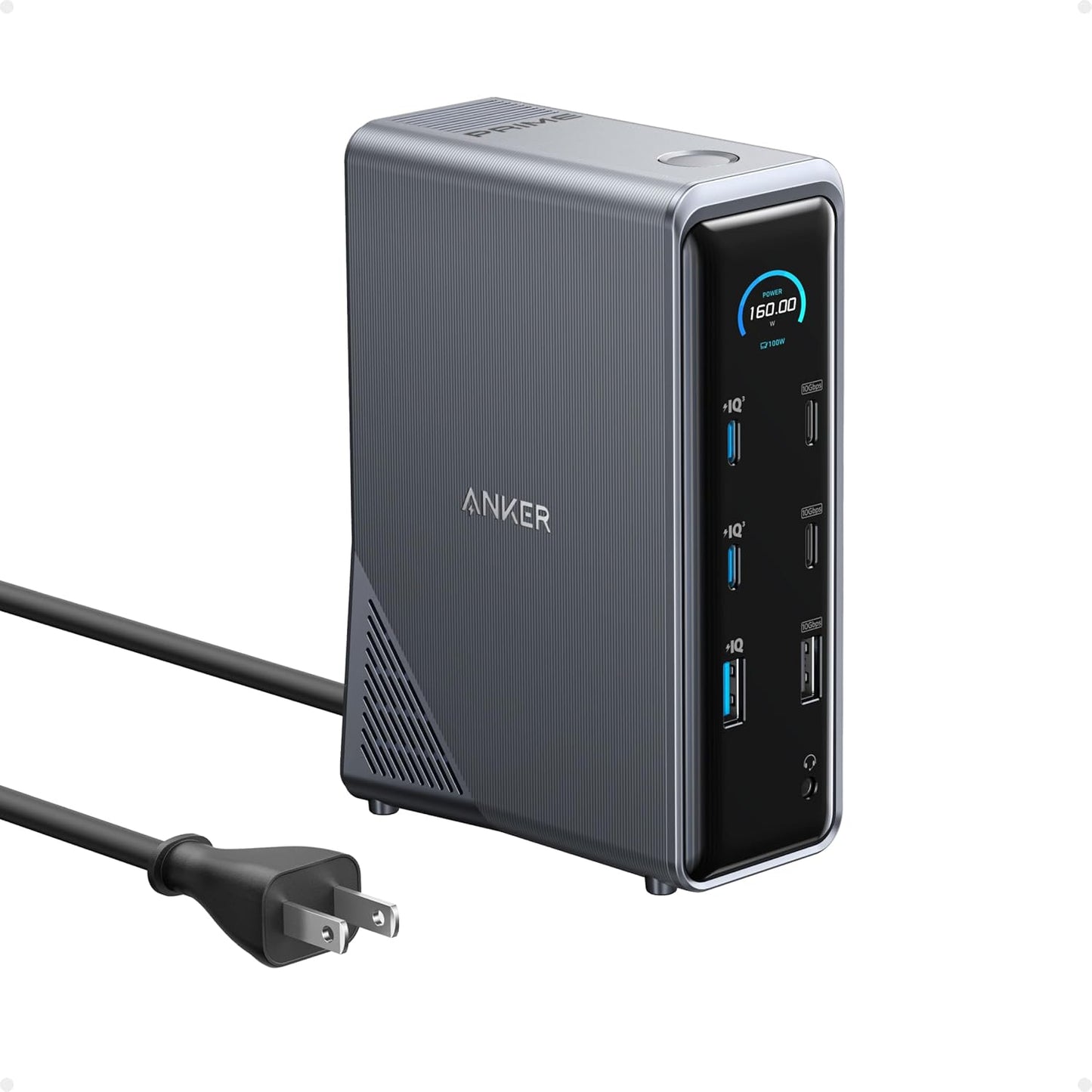 Anker 14-Port Dock: Max 160W Output, 10Gbps Data, Dual 4K Displays