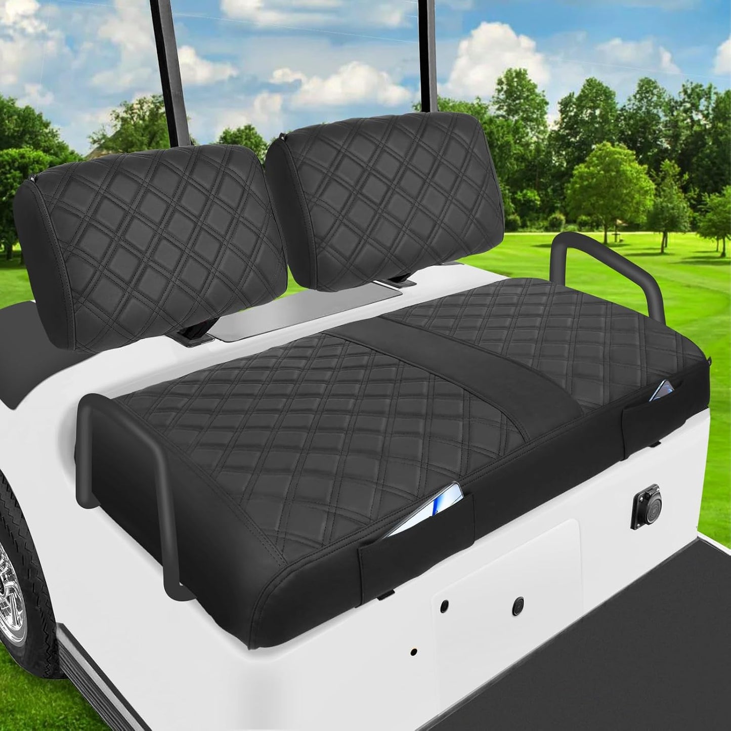 MOSNAI Golf Cart Seat Cover for Yamaha G22 G19 G16 G9 G2 Models