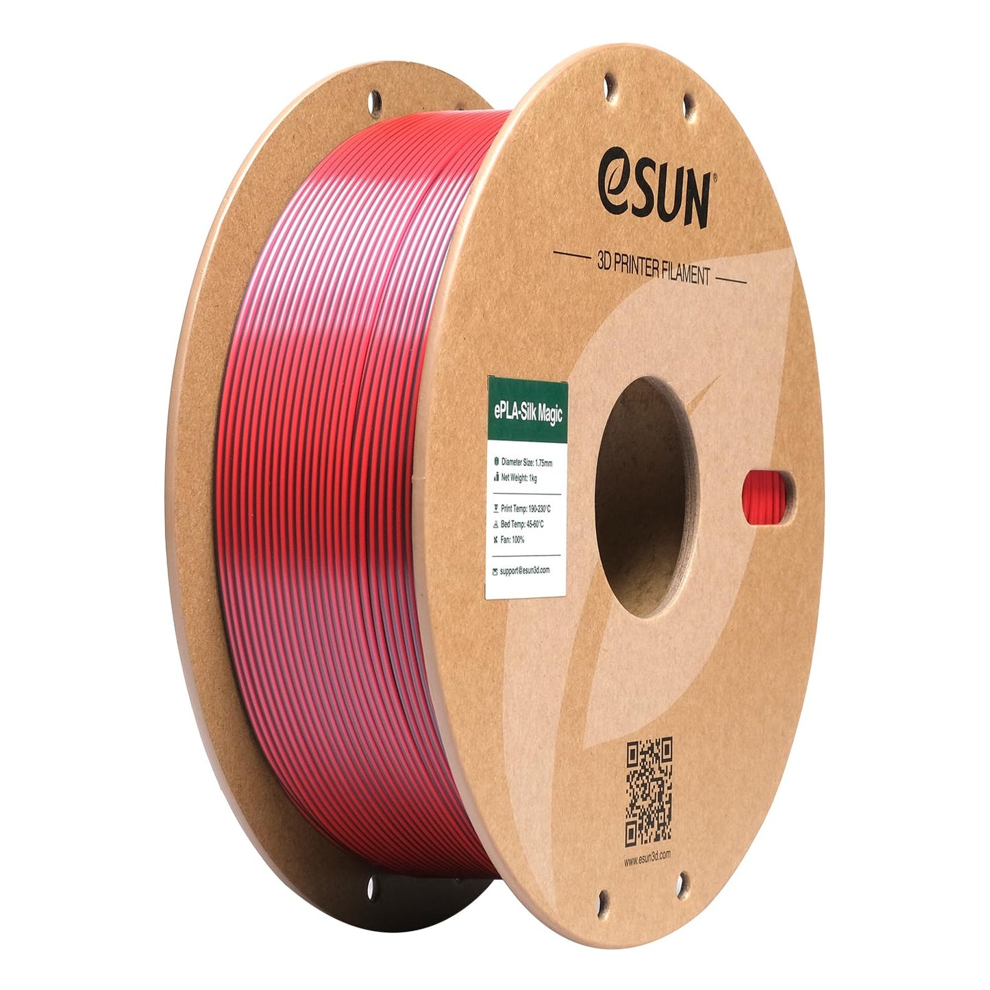 eSUN Silk Magic PLA Filament for Stunning Dual Color Prints