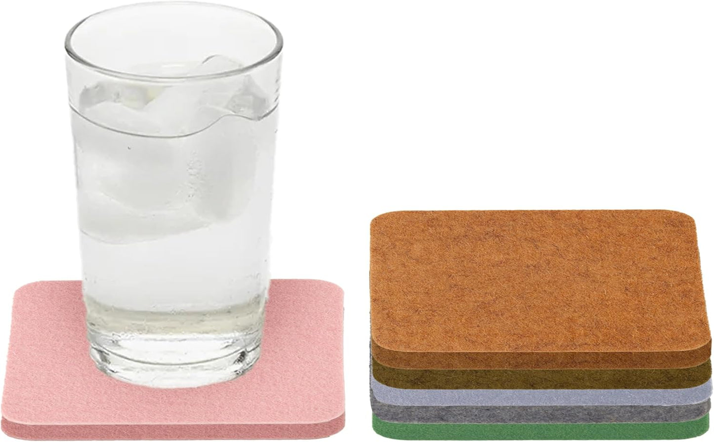 Bierfilzl Merino Wool Coasters Set of 6 - Chic Home Decor