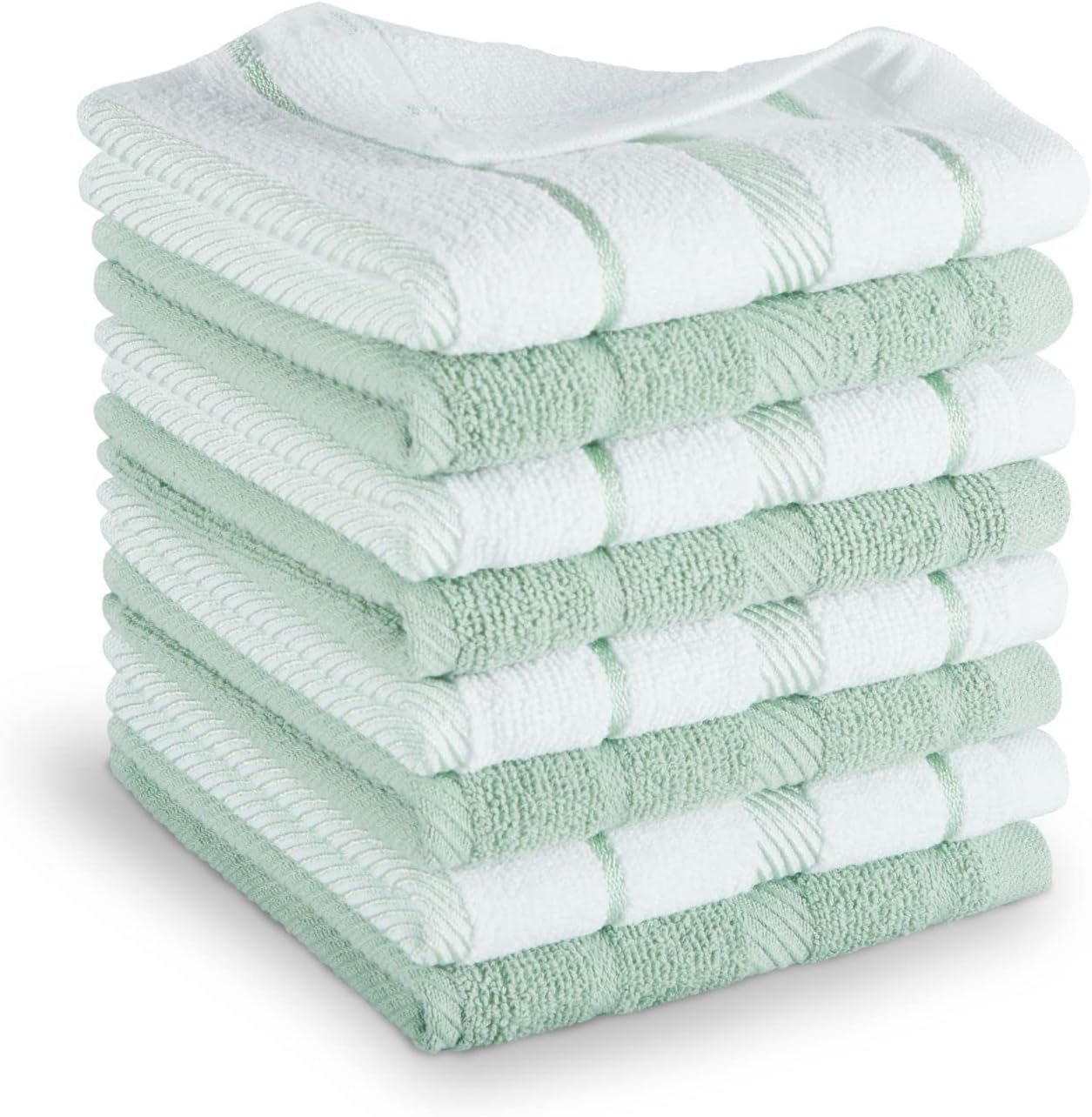 KitchenAid Albany Dishcloth Set, 8-Pack, Super Absorbent