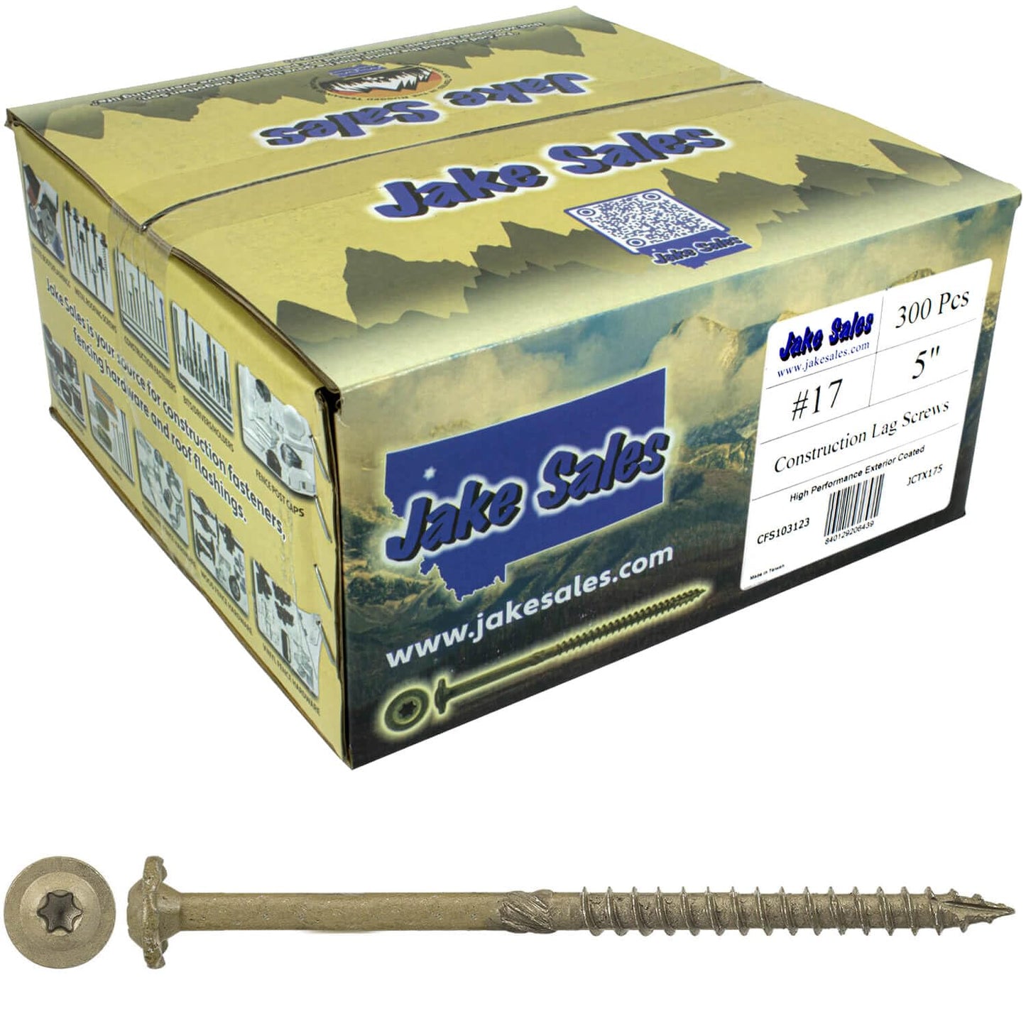 Jake Sales Construction Lag Screw - Heavy Duty Structural Fasteners