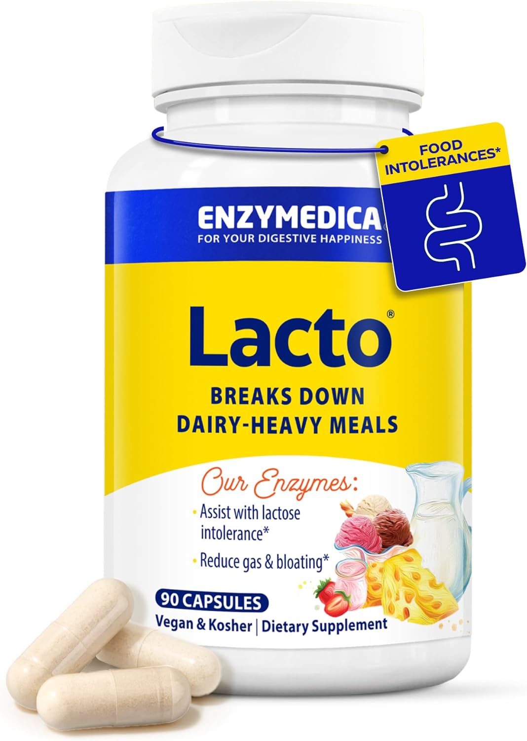 Advanced Lactase Pills for Dairy Support and Relief