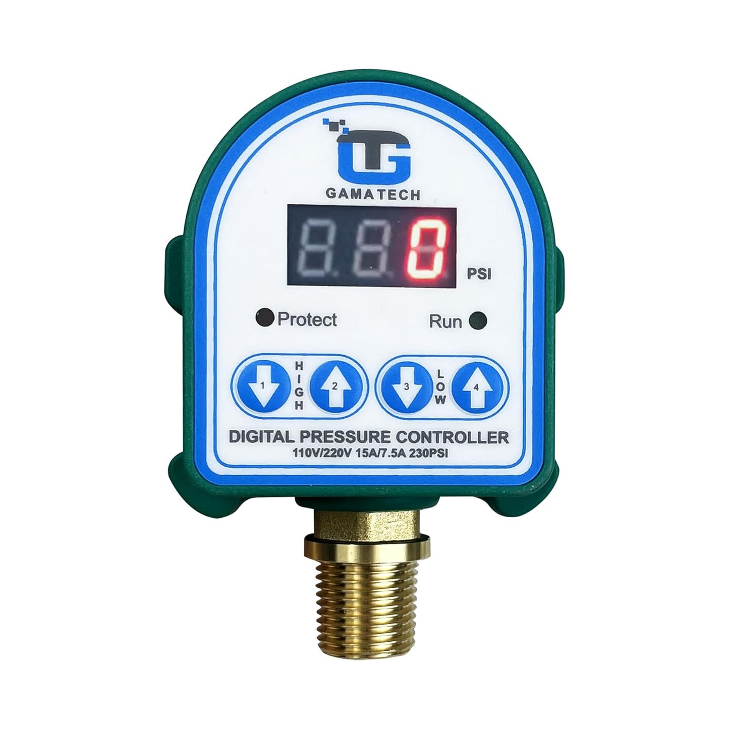 GamaTech 110V/220V Pressure Switch for Water and Air Pumps