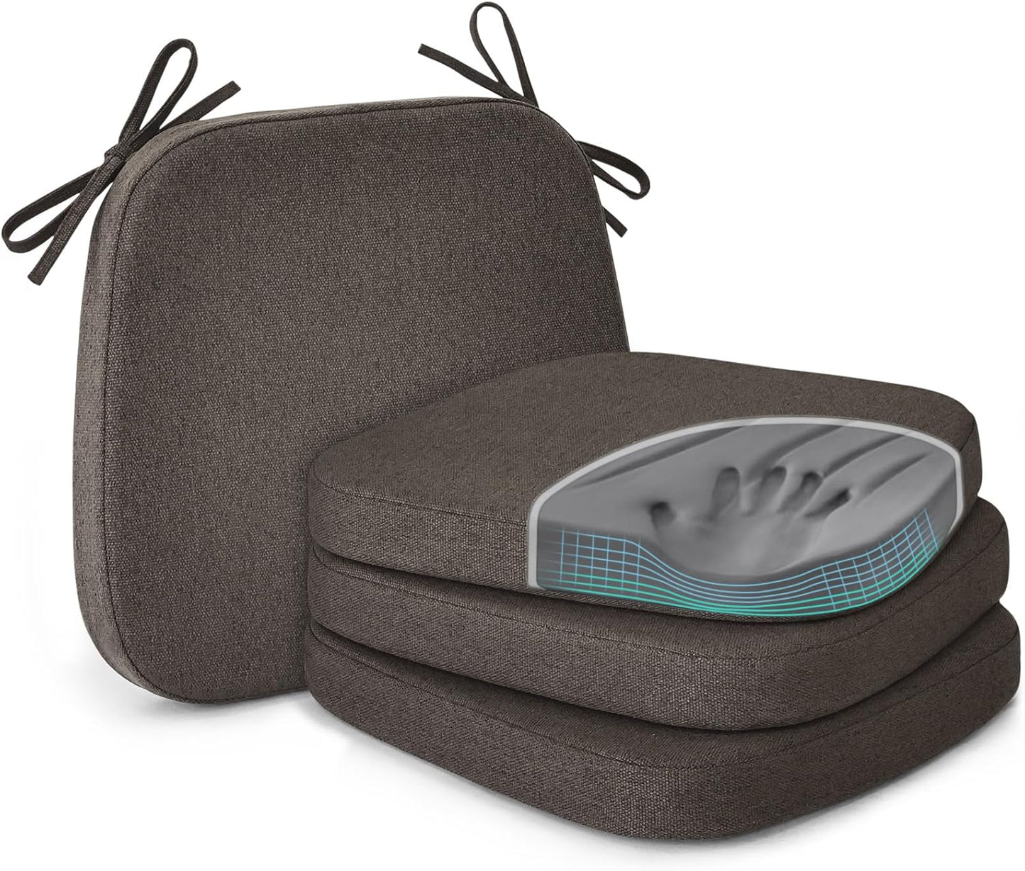 Shinnwa Memory Foam Dining Chair Pads for Ultimate Comfort