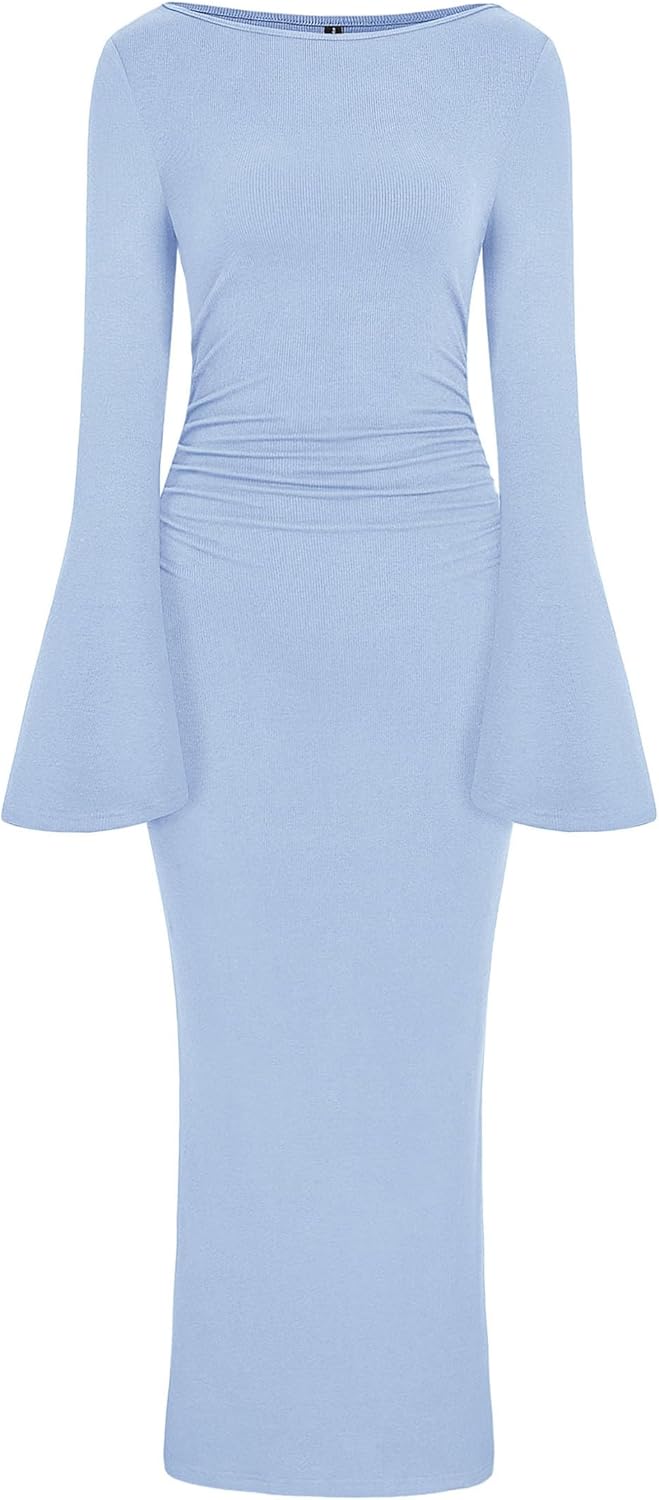 PRETTYGARDEN Maxi Dresses for Women - Elegant Fall Fashion