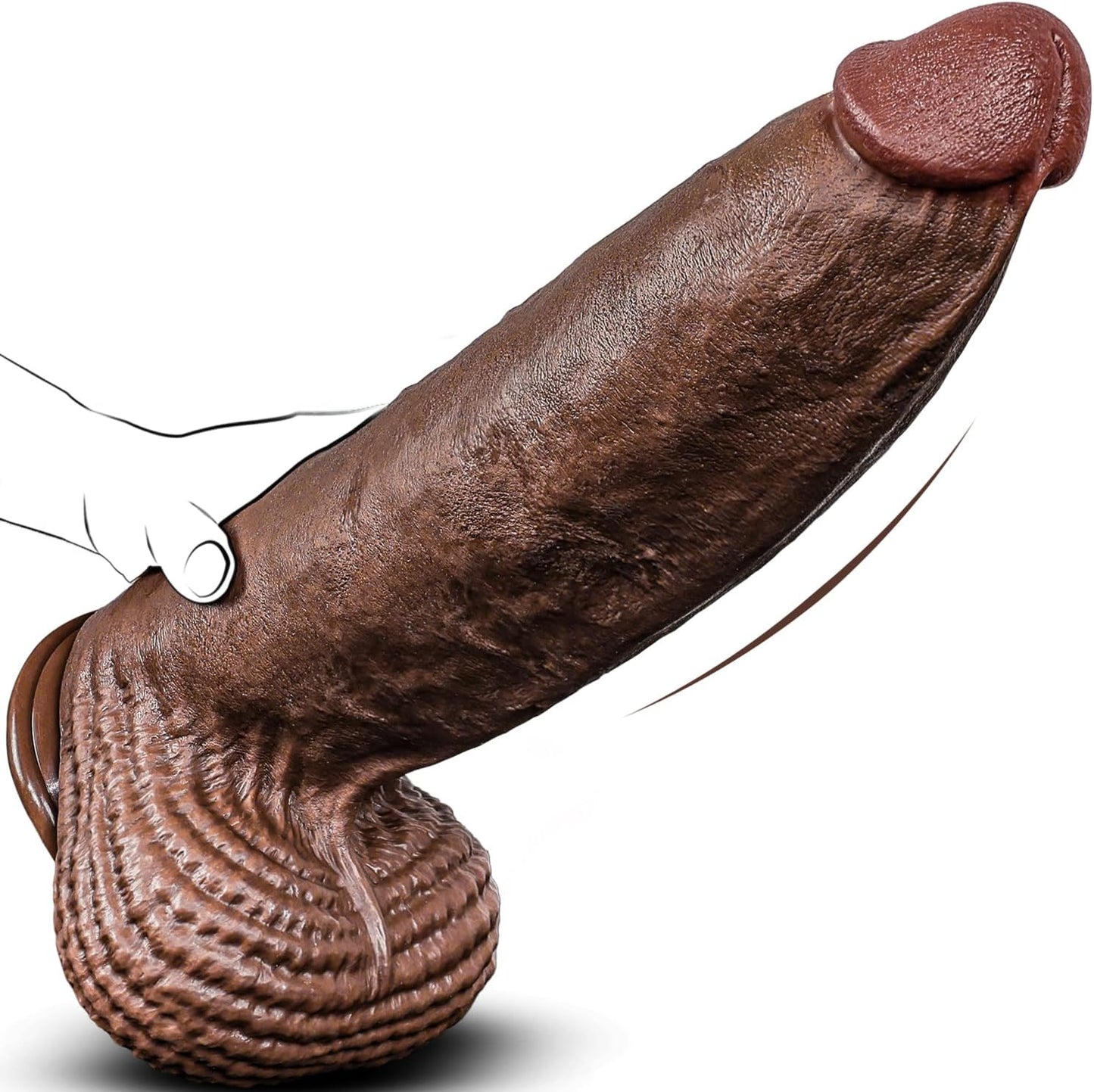 4 Inch Diameter Huge Thick Dildo for Ultimate Pleasure Experience
