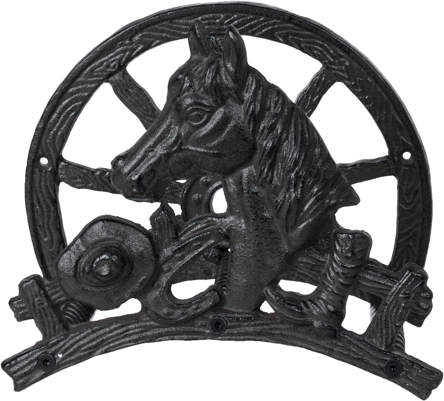 MyGift Heavy Duty Hose Holder for Vintage Garden Decor