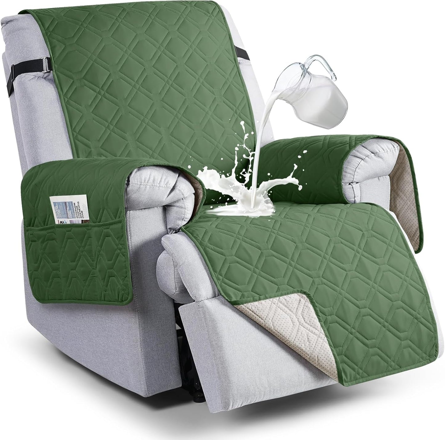 VANSOFY Waterproof Recliner Chair Cover for Pets and Kids