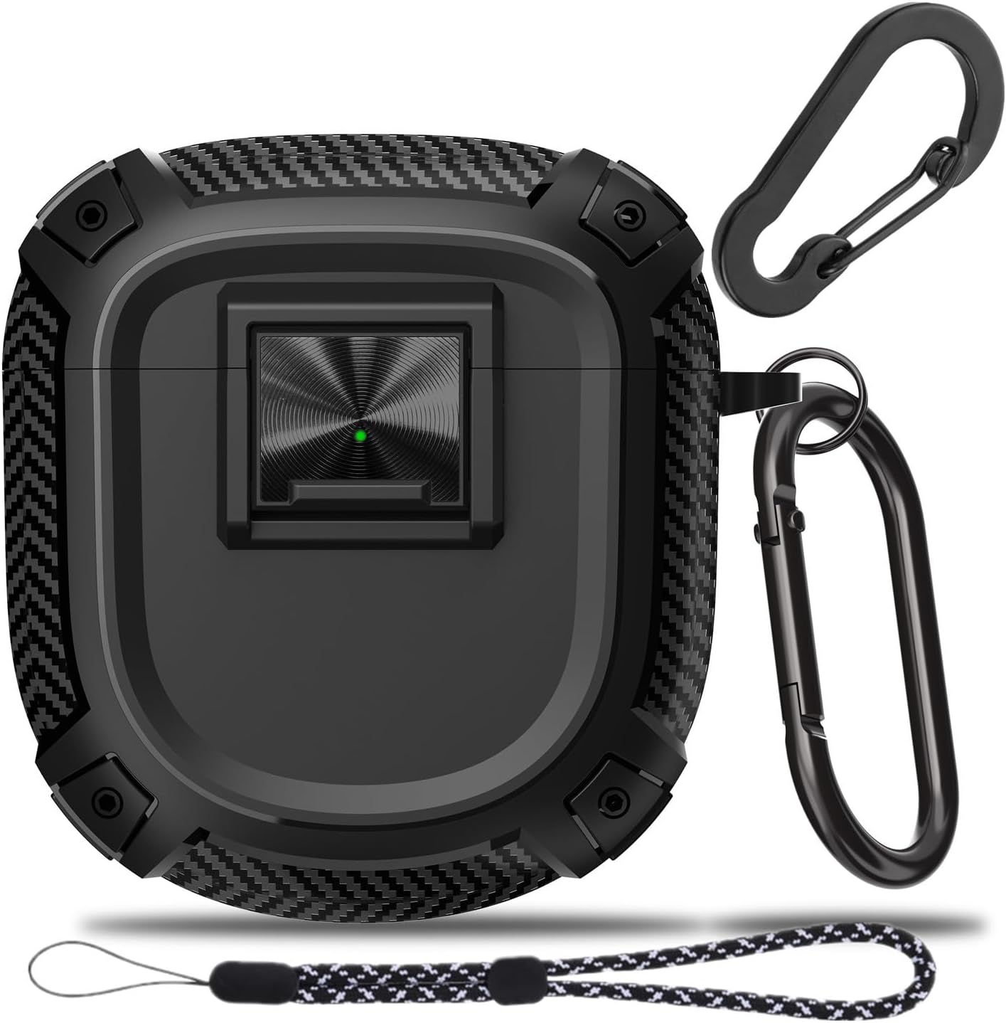 Secure Shockproof Case for Bose Earbuds - Black