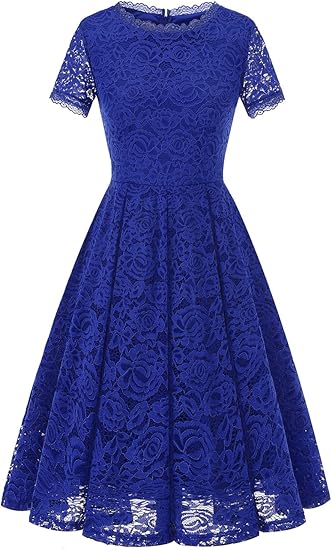 DRESSTELLS Womens Lace Cocktail Dress for Formal Occasions