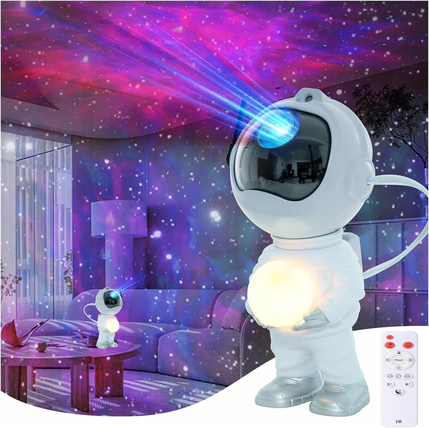 Astronaut Star Projector: Cosmic Night Light