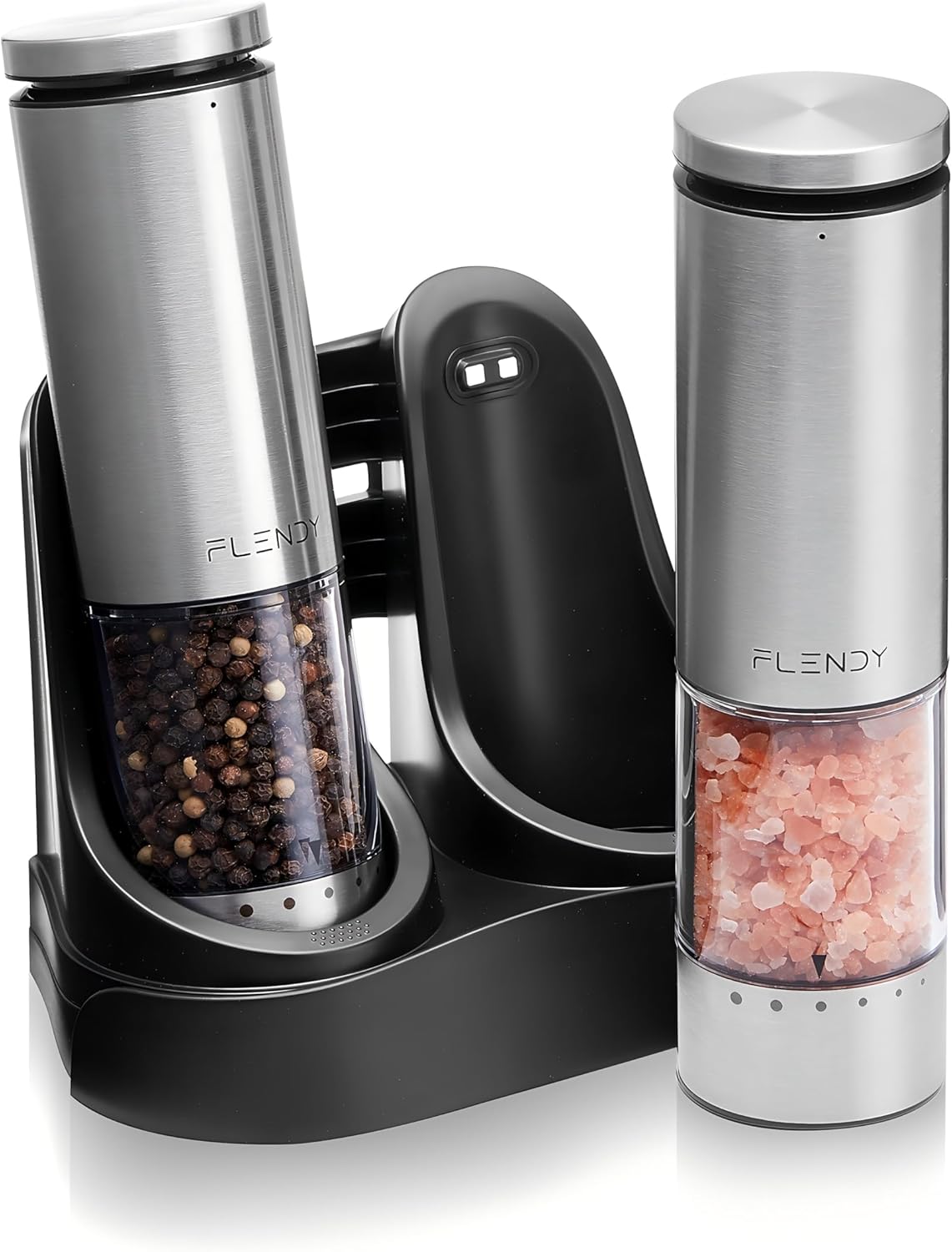 Electric Salt and Pepper Grinder Set Rechargeable for Easy Use