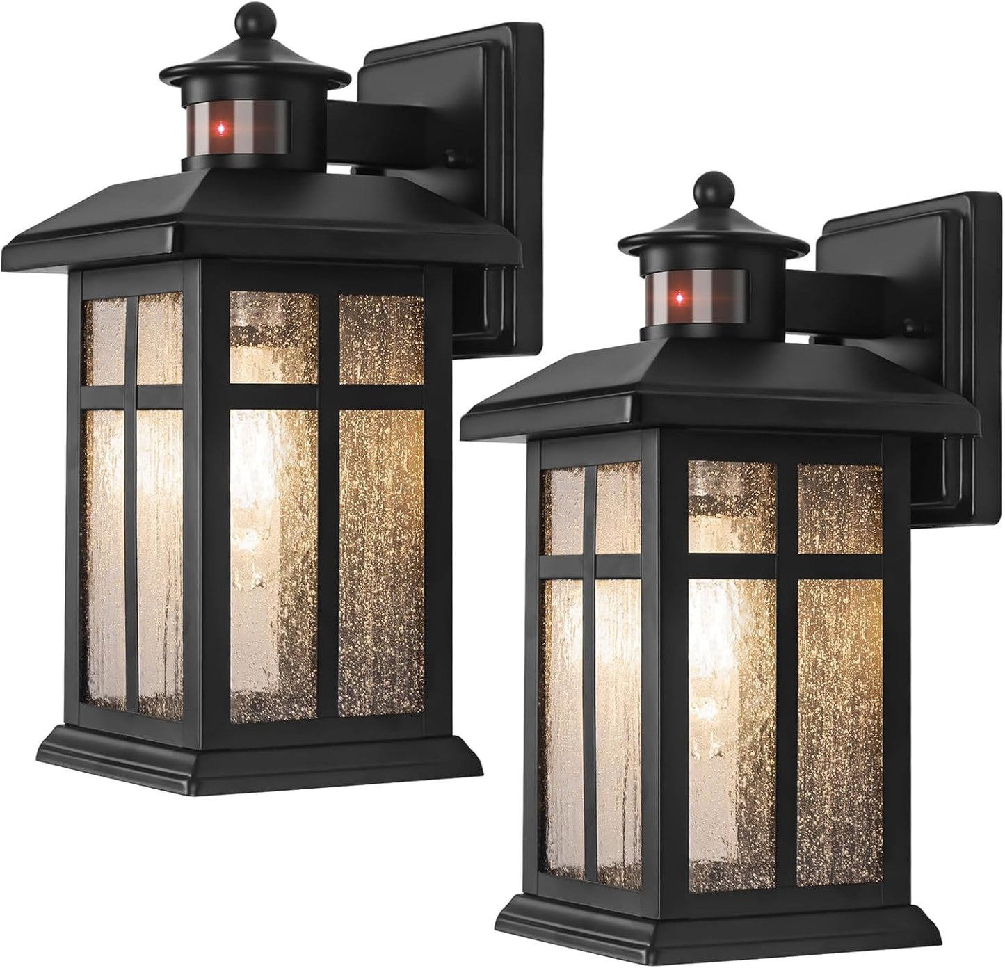 Motion Sensor Outdoor Wall Lights - Updated Dusk to Dawn Design