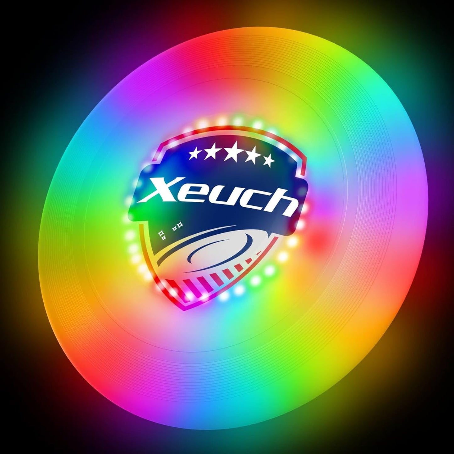 Ultimate Glow Disc: 175g, 30 RGBs, 16 Modes, Rechargeable Battery