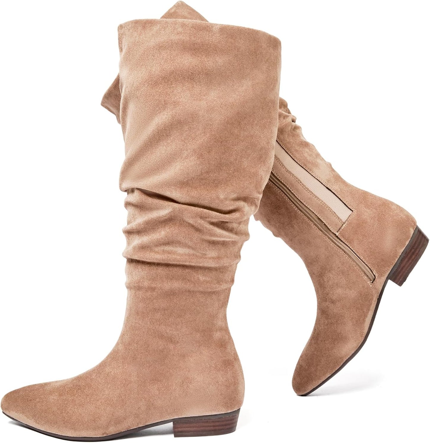 Women's Extra Wide Calf Knee High Boots for Plus Size Comfort
