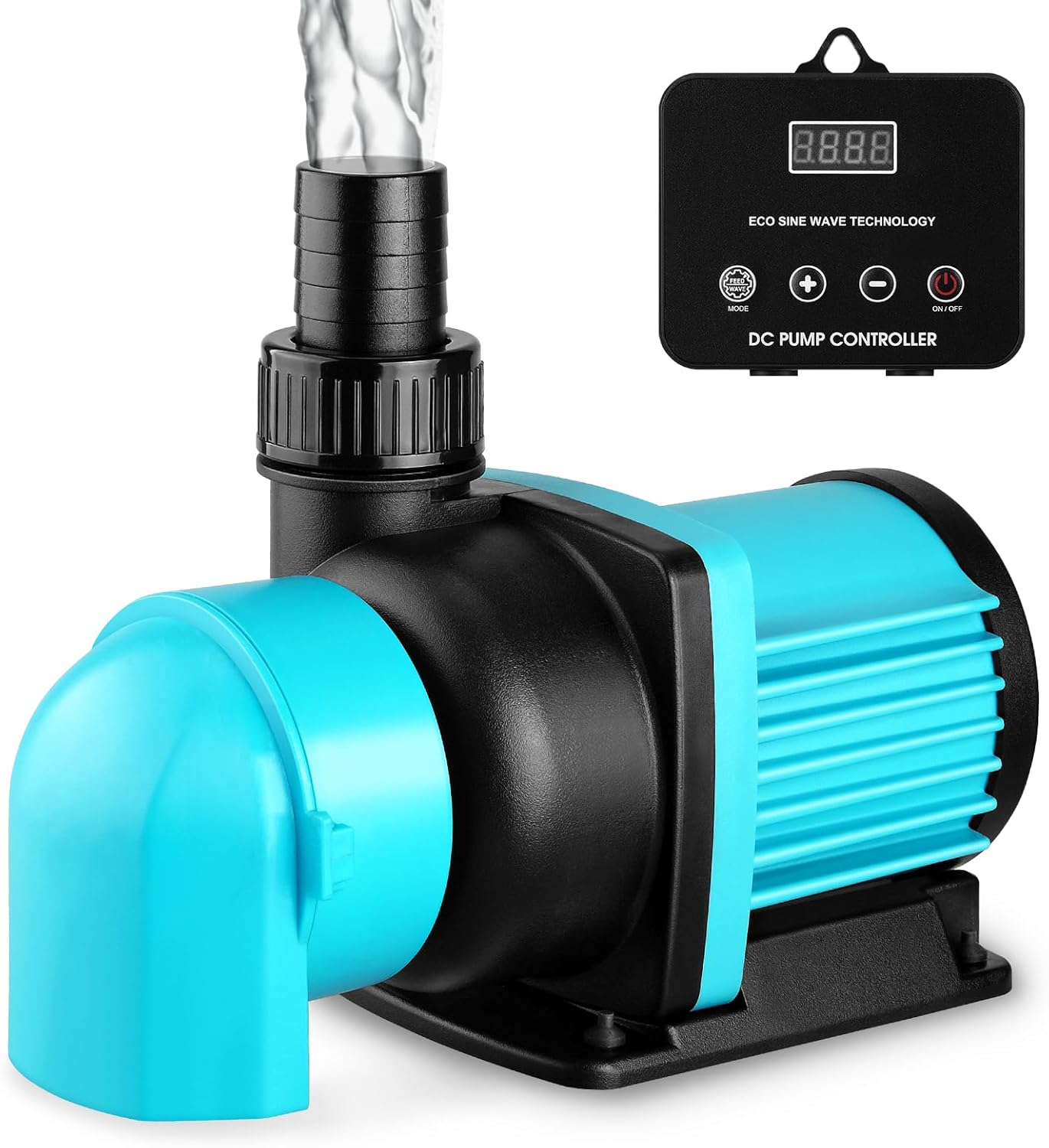 3450GPH Aquarium Return Pump with LCD Display Controller