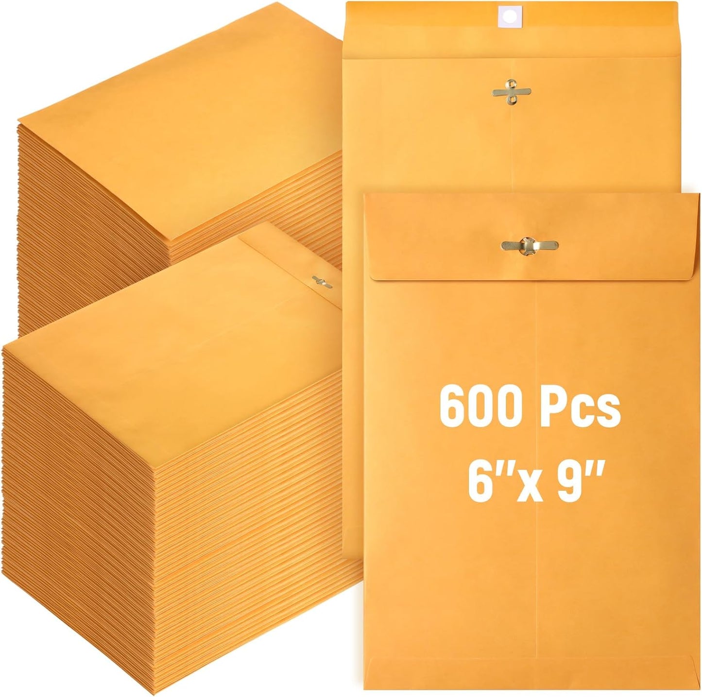 Ctosree 600 Pcs Manilla Envelopes for Secure Mailing
