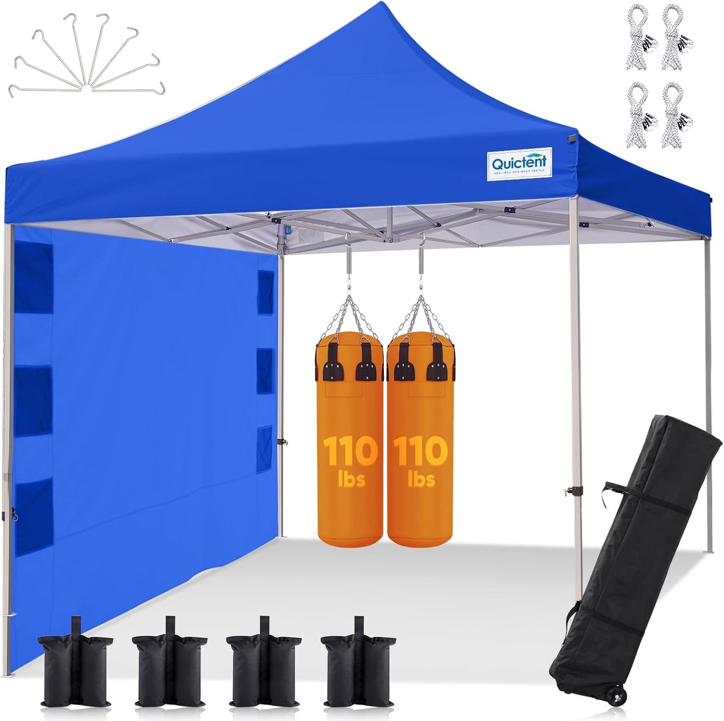 Quictent 10x10 Heavy Duty Pop Up Canopy Tent for Events