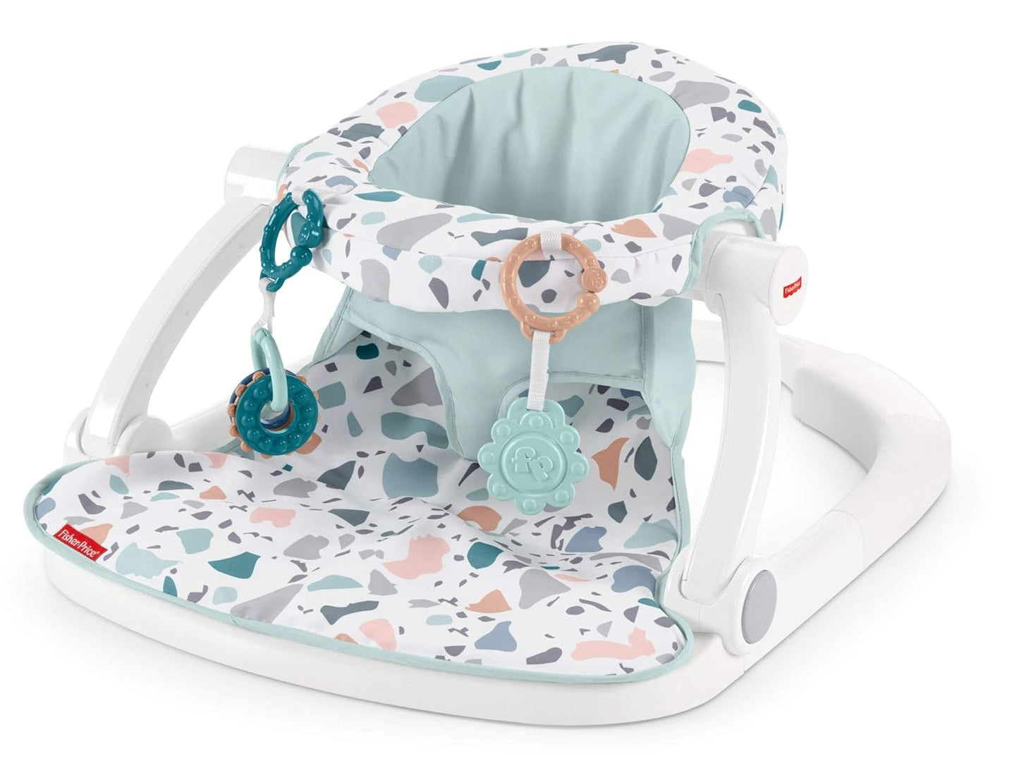 Fisher-Price Sit-Me-Up Floor Seat: Portable, Dev. Toys, Washable