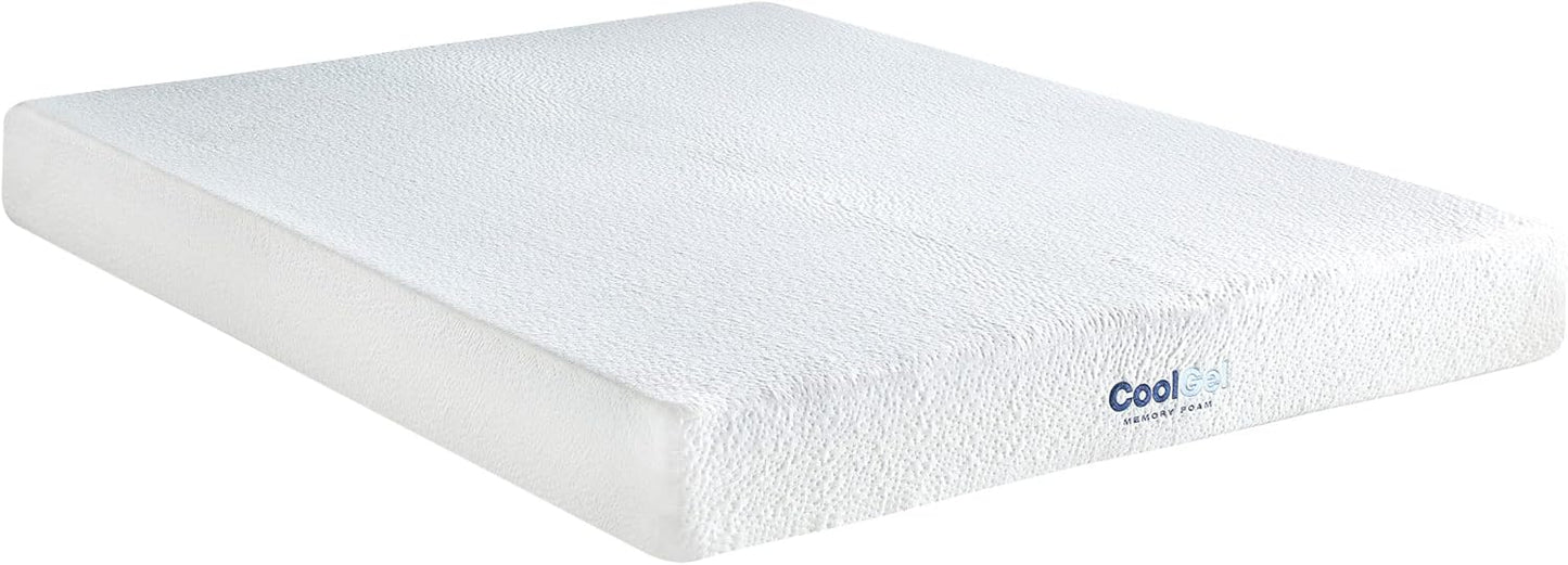 Cool Gel 8 Inch Twin Memory Foam Mattress for Comfortable Sleep