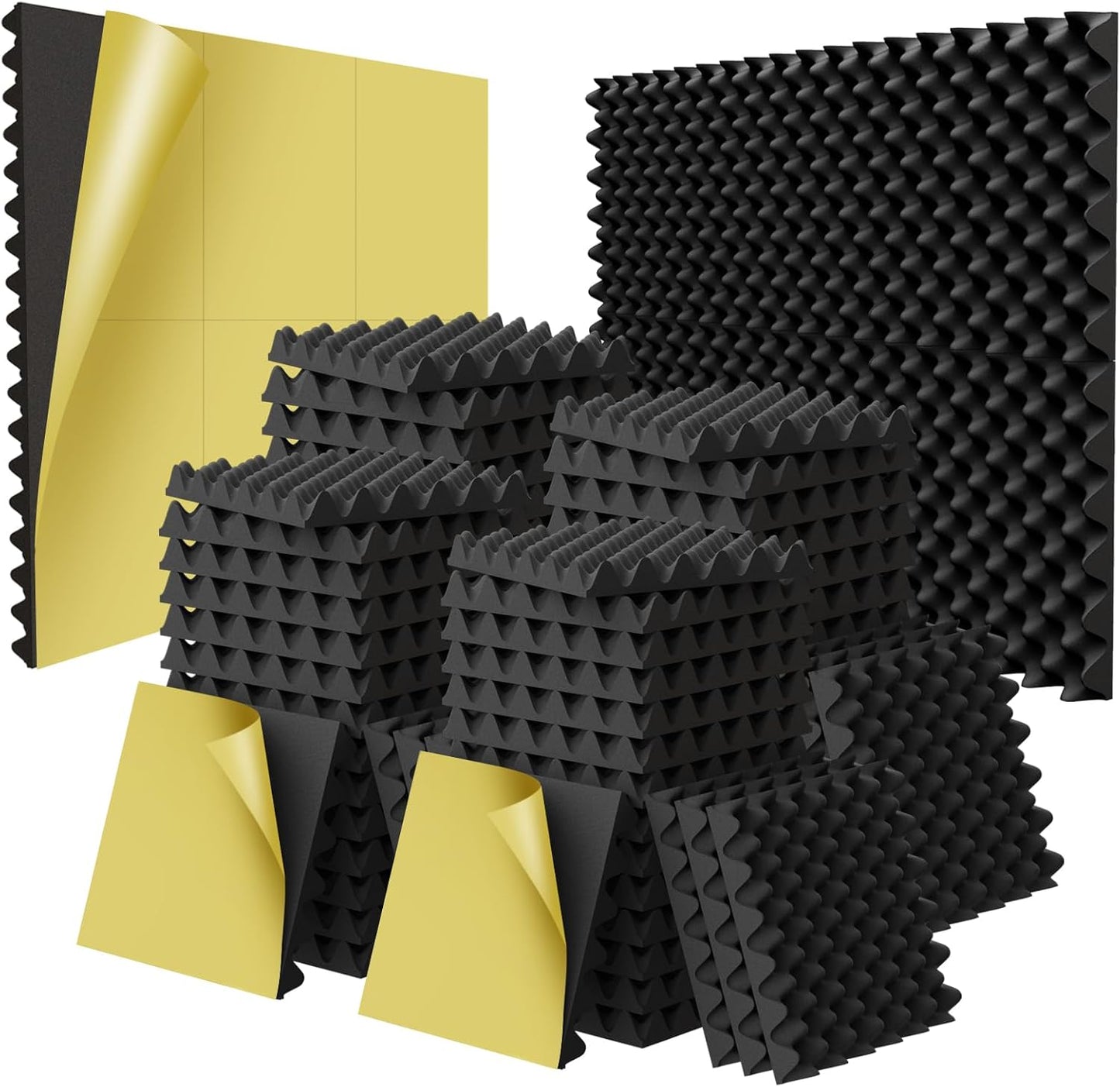 48 Pack 1.5inX12inX12in Acoustic Foam for Superior Soundproofing