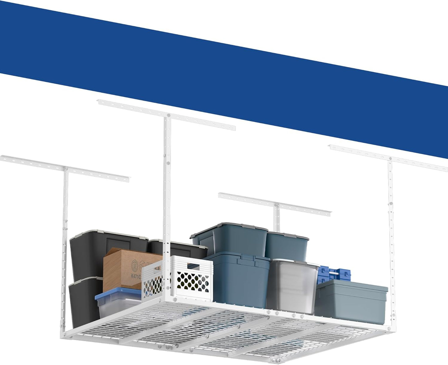 GIOTORENT 3x4FT Heavy Duty Overhead Garage Storage Rack Review