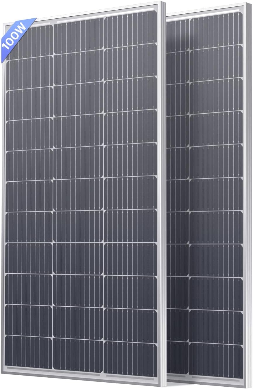 200W Solar Panel Set for RV, Camping, Marine, and Home Use