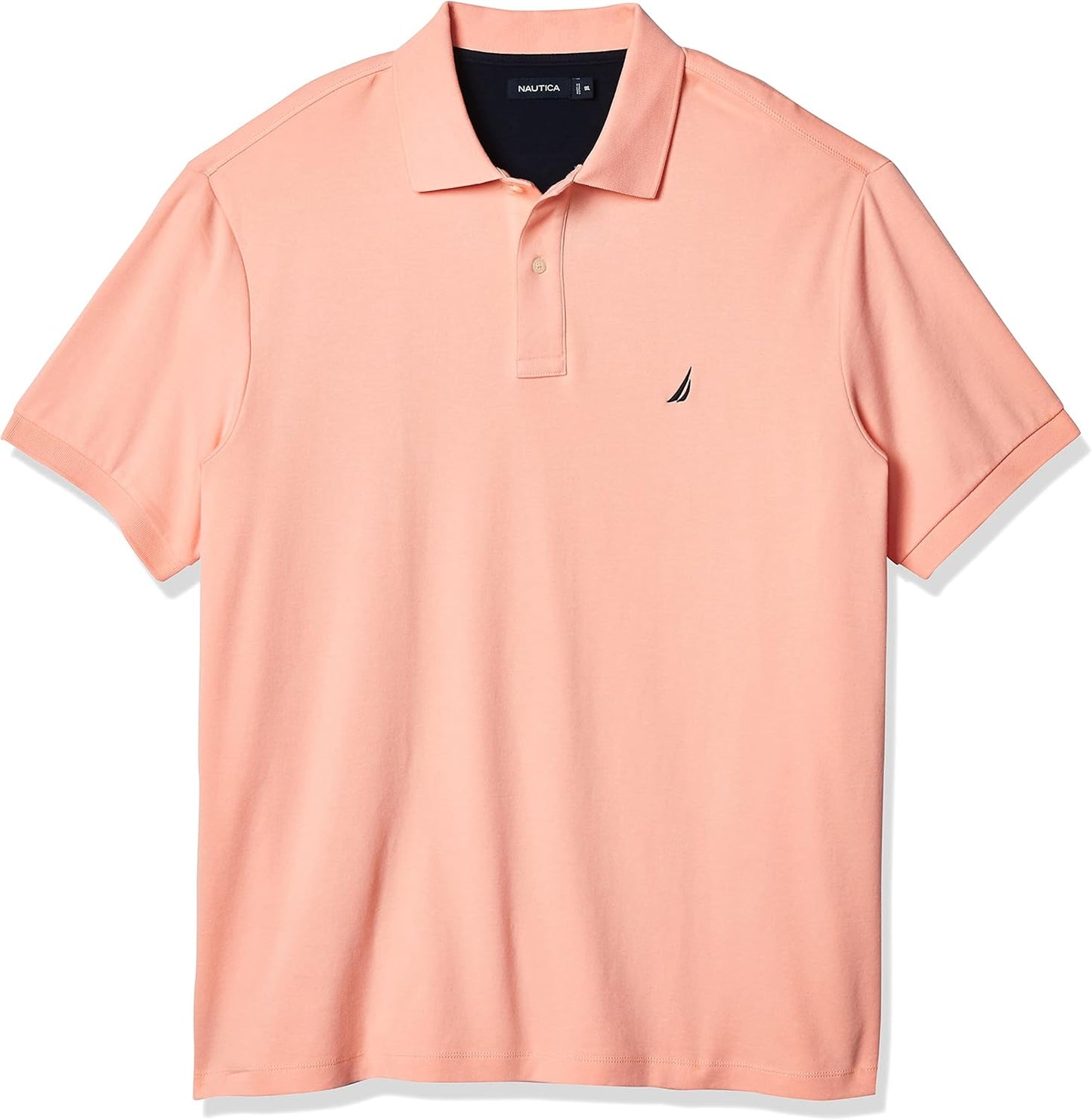 Nautica Men's Classic Fit Short Sleeve Solid Cotton Polo Shirt