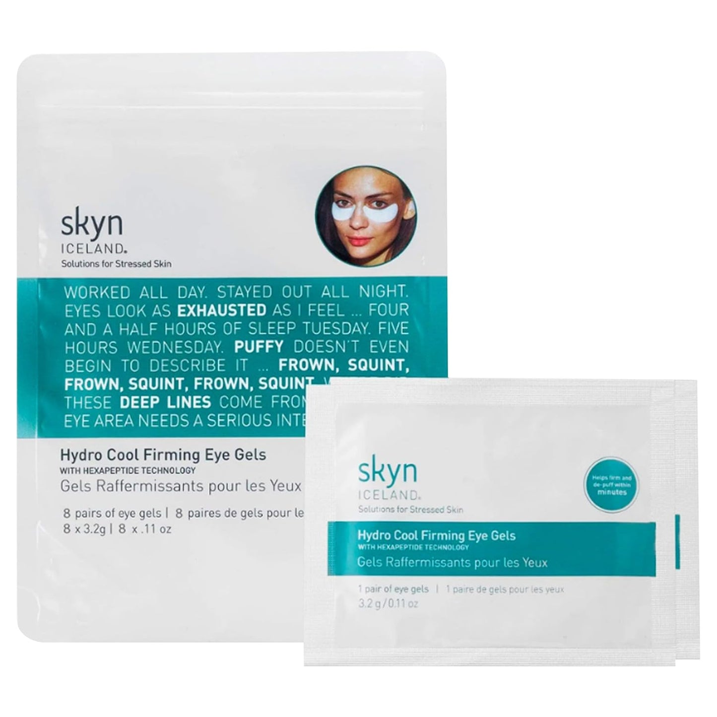 Hydro Cool Firming Eye Gels for Instant Cooling Relief