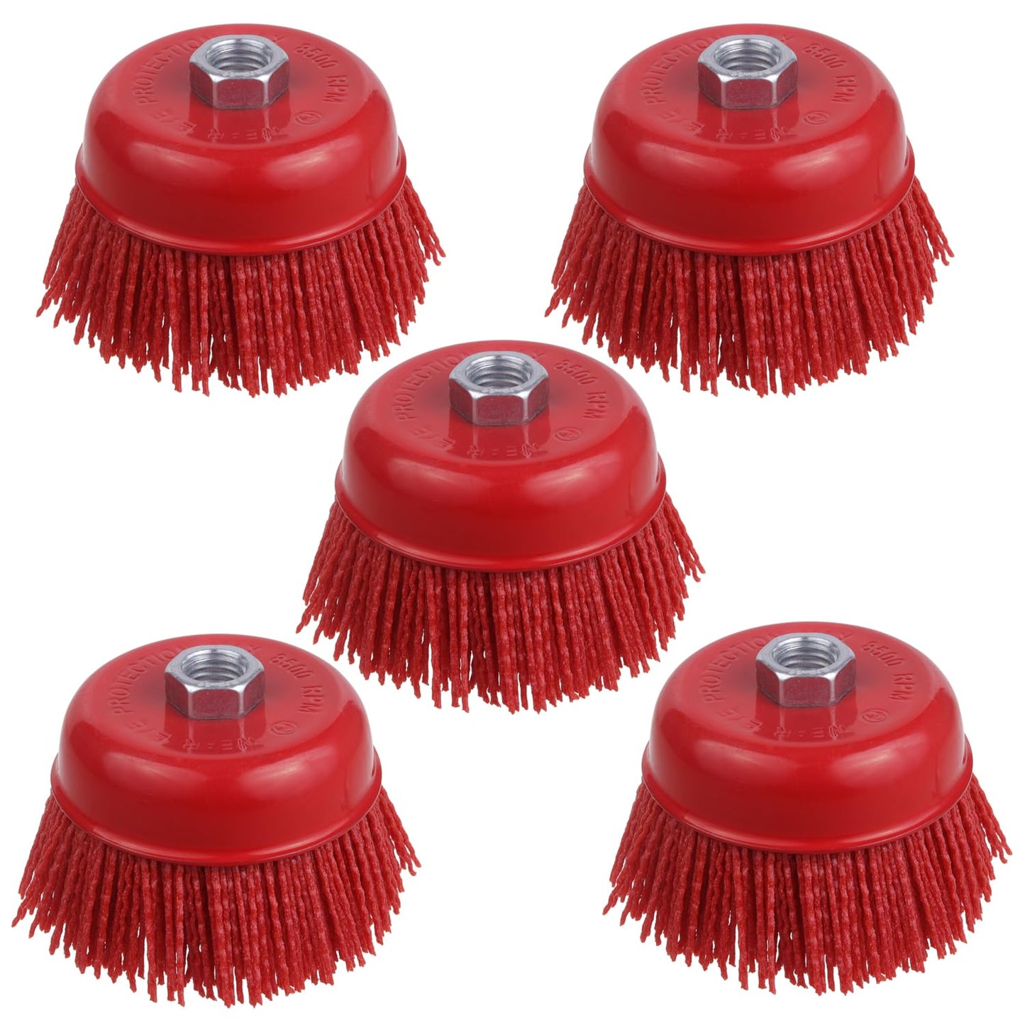 4 Inch Abrasive Filament Nylon Cup Brush for Angle Grinder Use