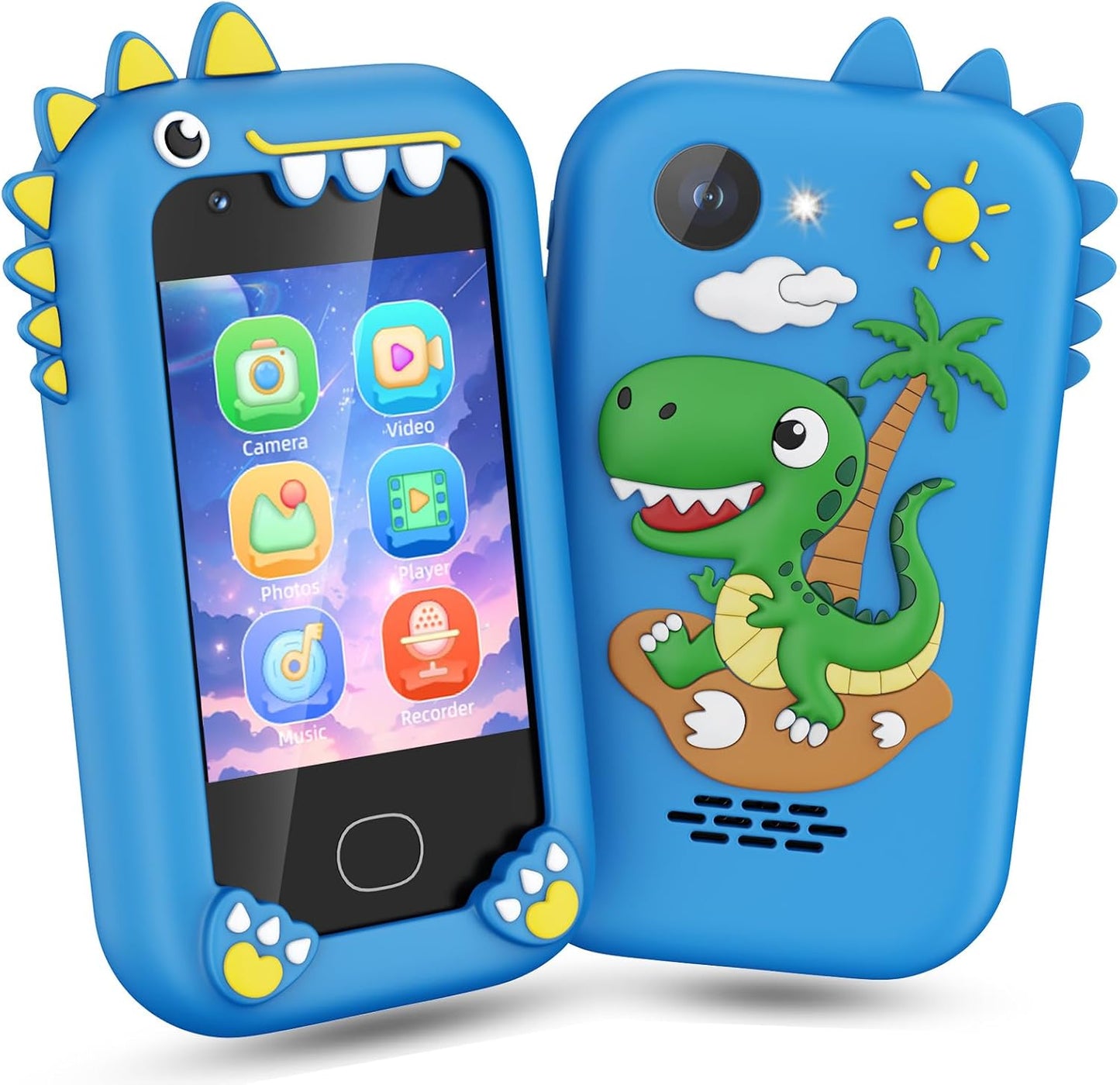 Interactive Toddler Smart Phone - Gift for Ages 3-10, 2.8 Screen, 32GB SD, GOCINA