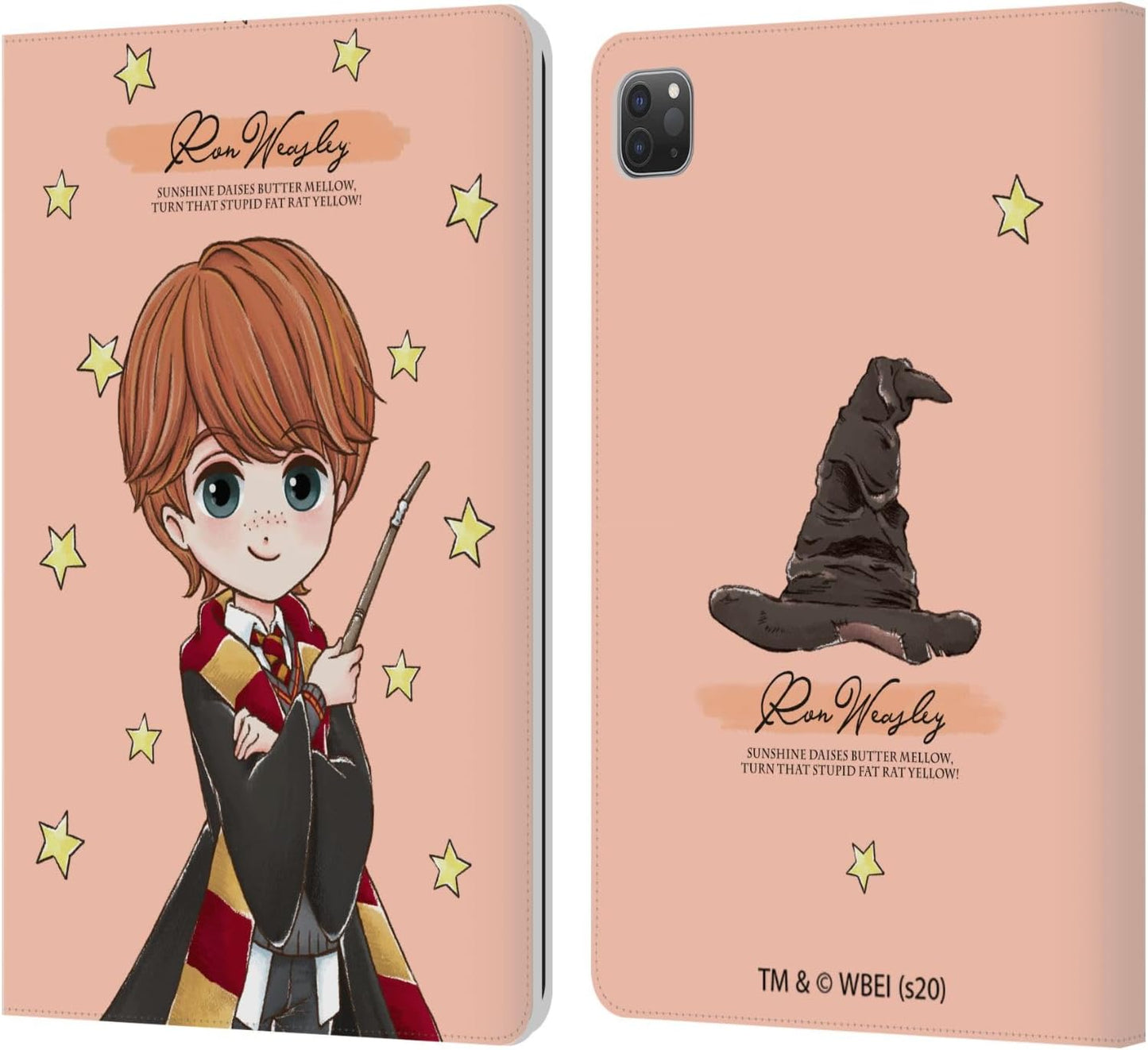 Harry Potter Ron Weasley Deathly Hallows Leather Wallet Case