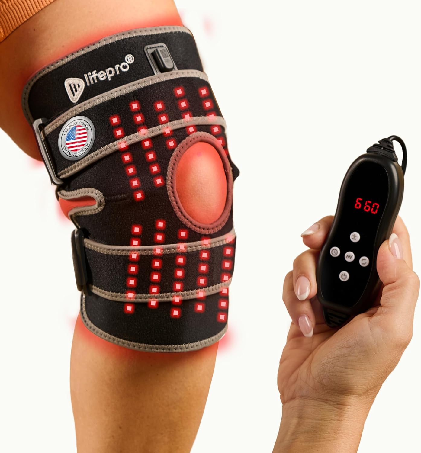 LifePro Red Light Therapy Knee Brace for Active Lifestyles