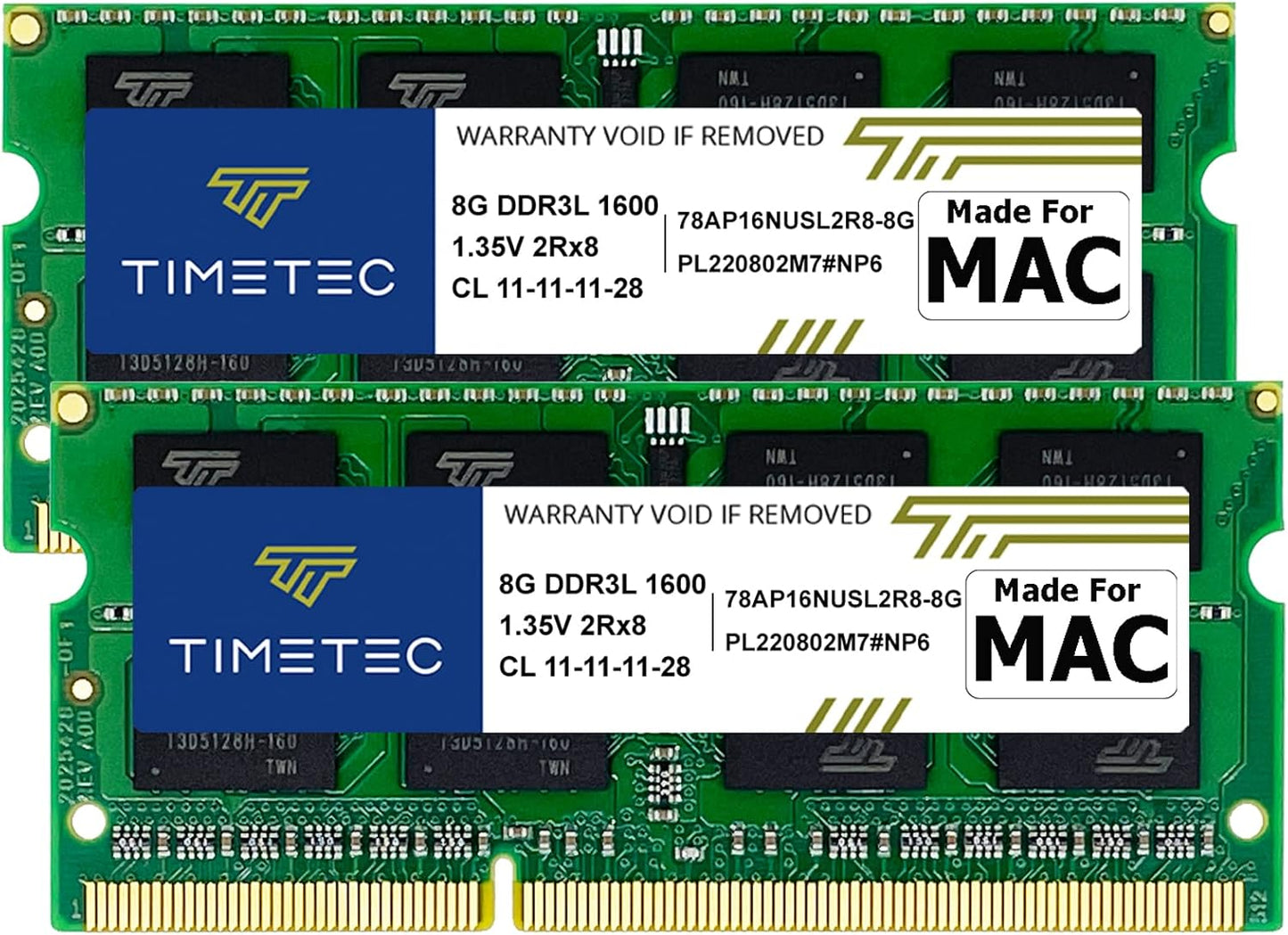 Timetec 16GB RAM Kit for MacBook Pro, iMac, and Mac Mini