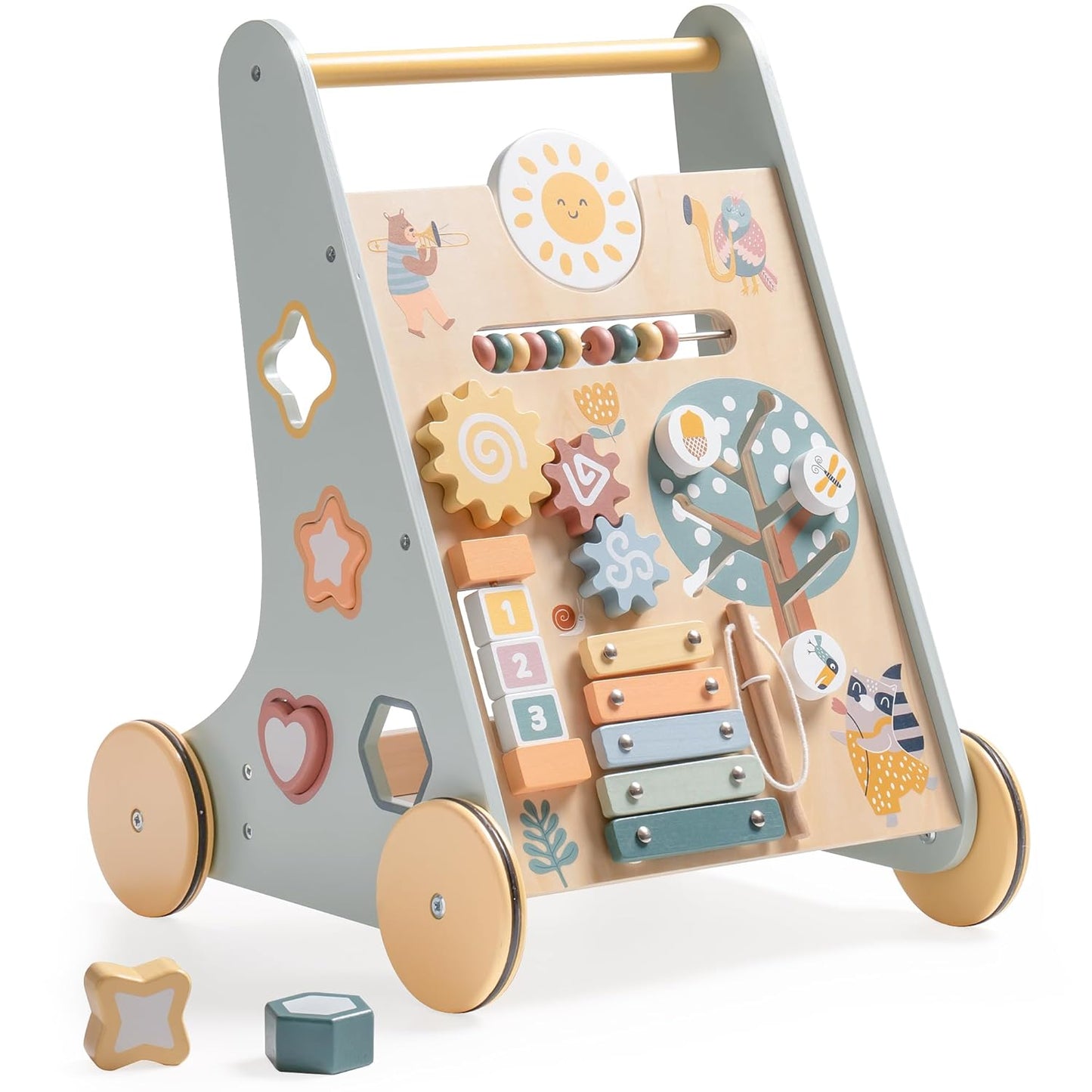 ROBUD Baby Push Walker - Learn to Walk with Fun!