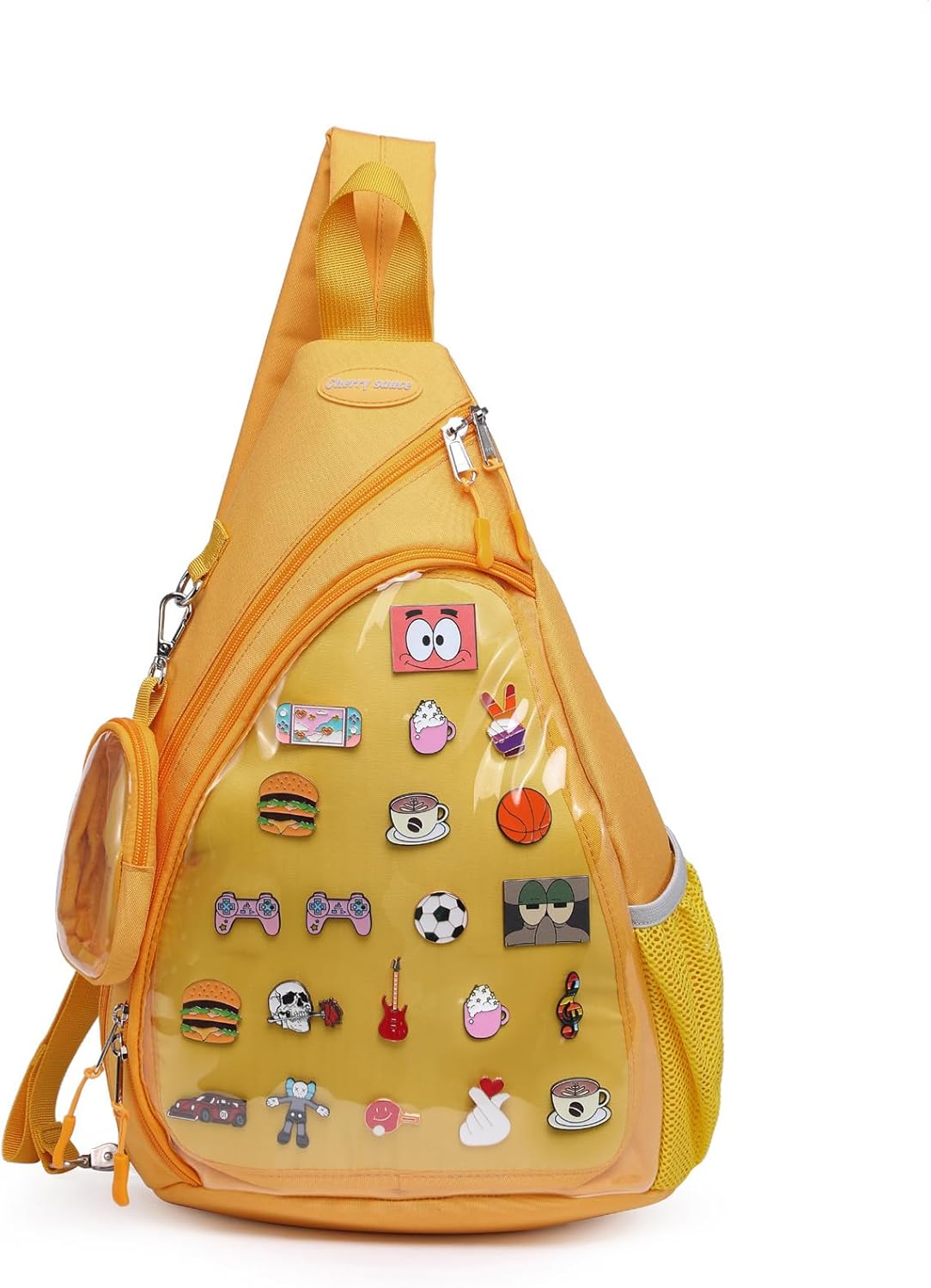 Kawaii Ita Bag for Pin Display - Stylish Oxford Backpack