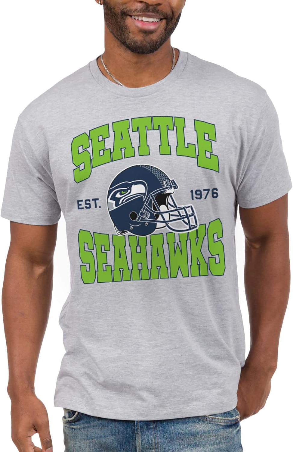 Seattle Seahawks NFL Shirt - Junk Food Team Helmet Tee