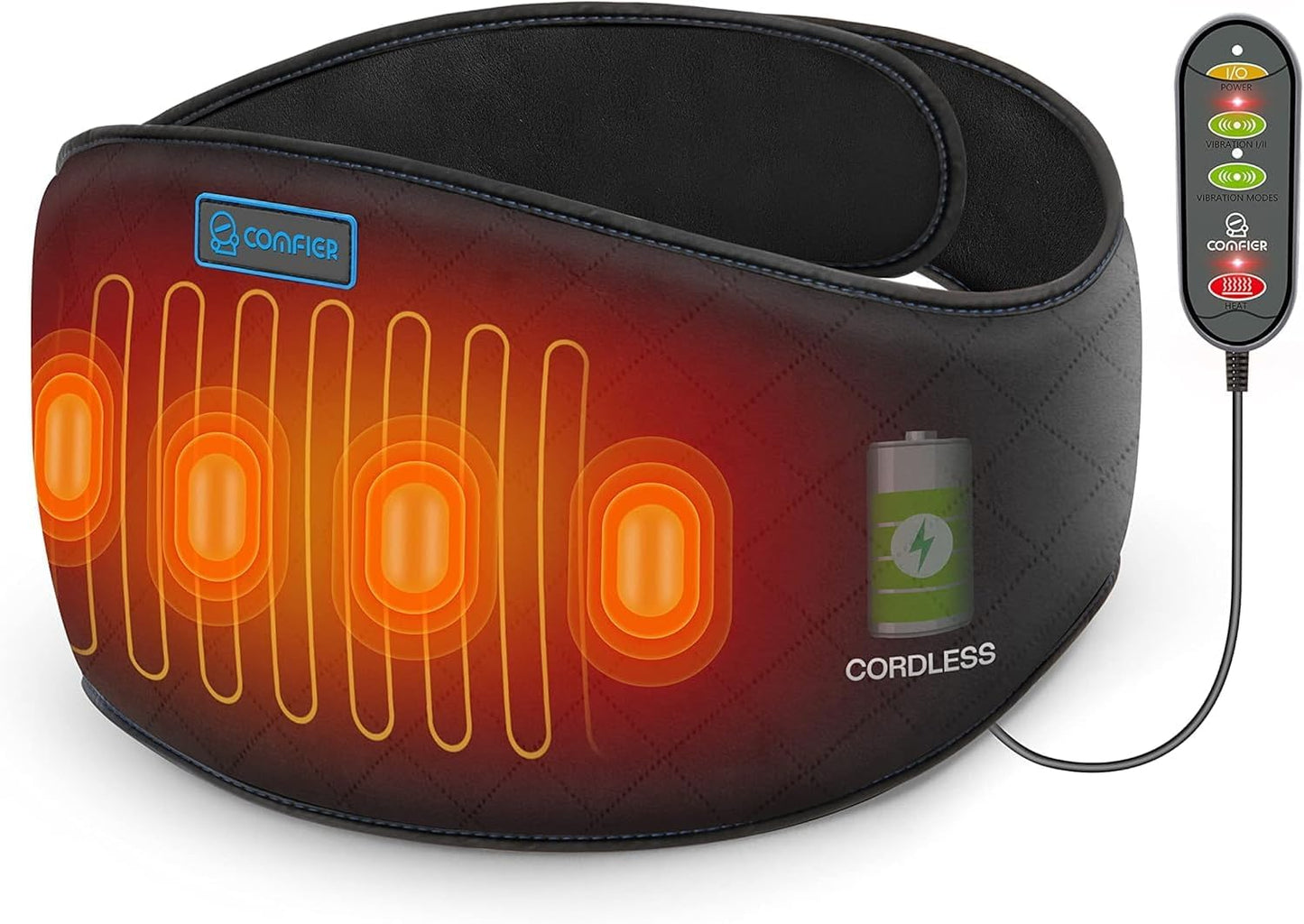 COMFIER Cordless Heating Pad: Pain Relief Power