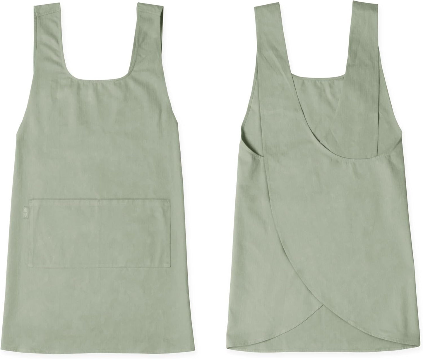 Cotton Cross Back Apron for Women - Durable Seamless Smock
