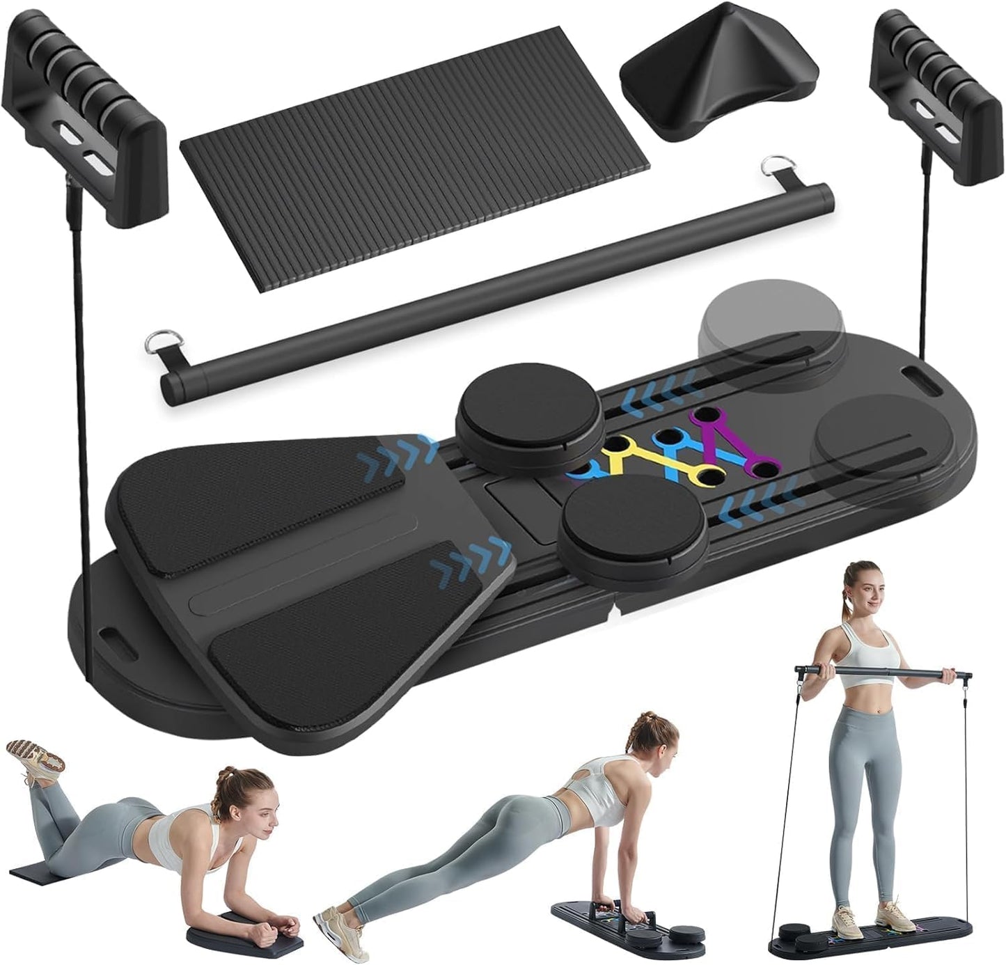 Ailinkor 6-in-1 Portable Pilates Reformer