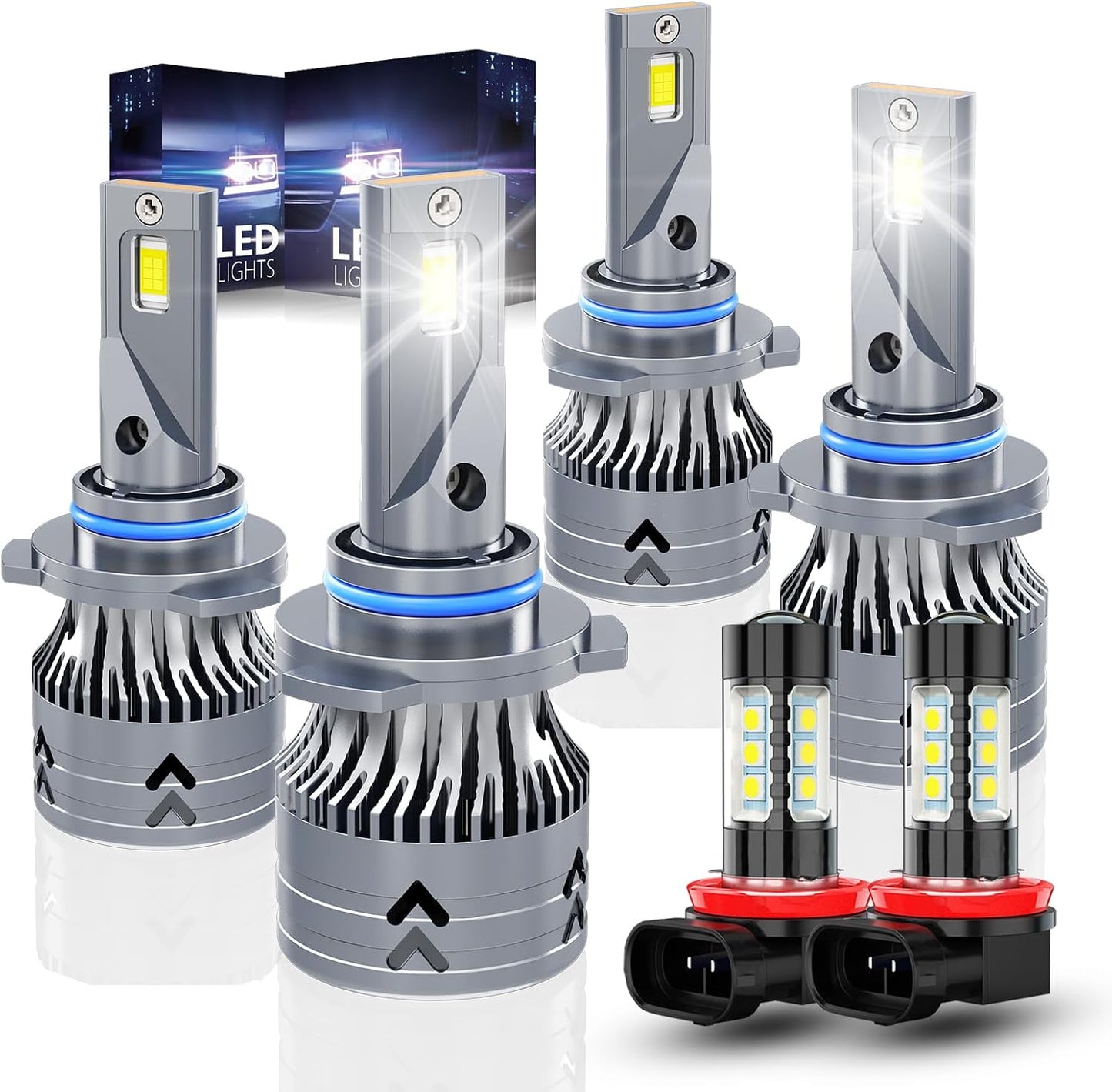 9005 9006 Light Bulbs for Honda Odyssey 2005-2010, 6-Pack