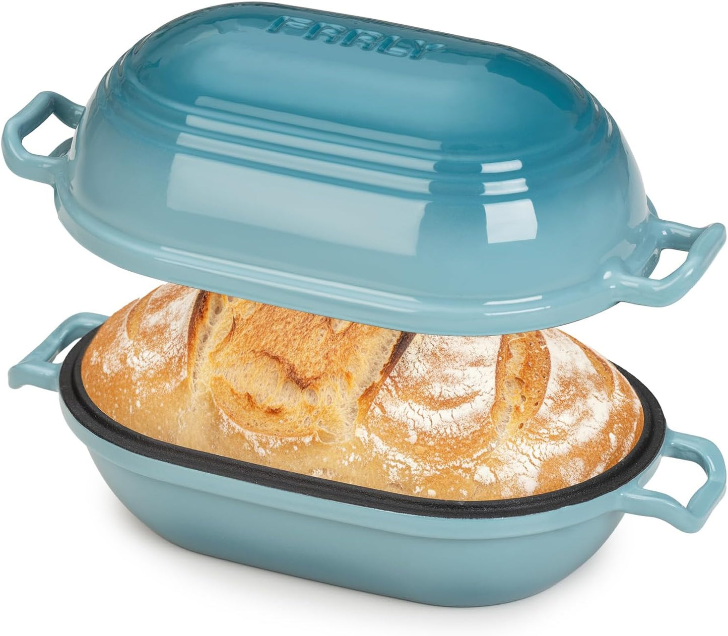 Enameled Cast Iron Dutch Oven for Sourdough Bread Baking