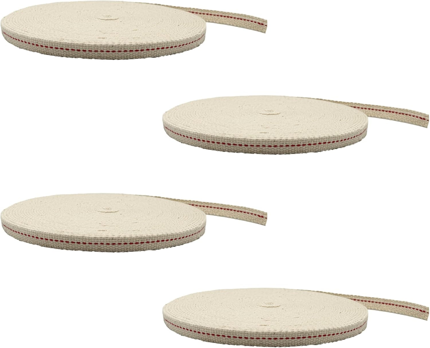 Light of Mine 3/8 Inch Cotton Flat Wick for Lanterns
