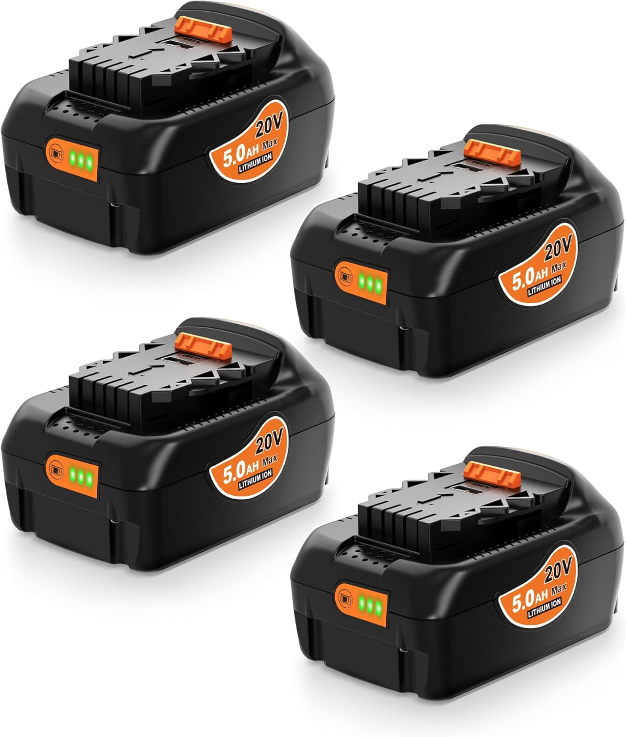 Replacement Dewalt 20V MAX Battery with USB Charging Ports